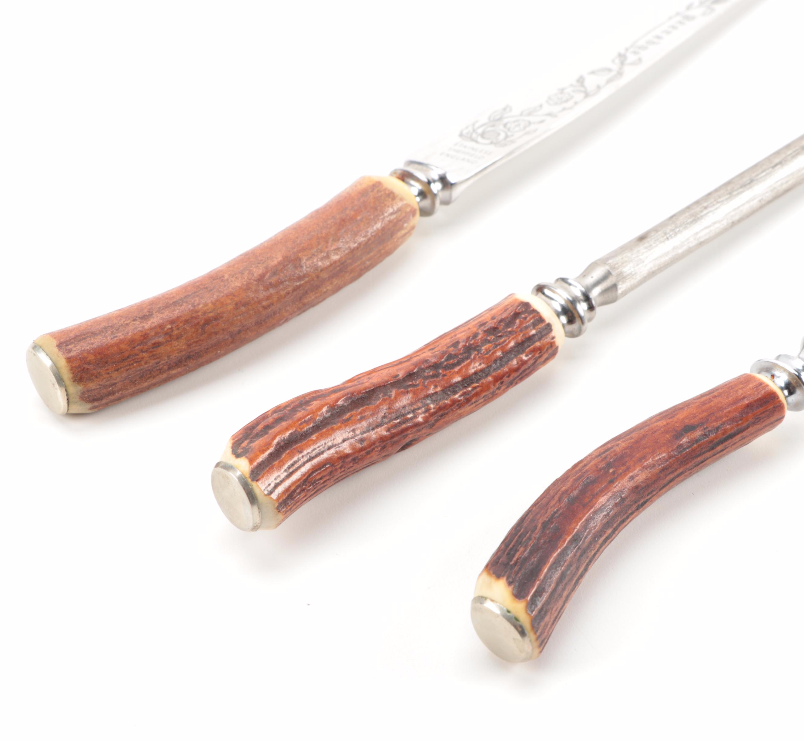 Regent-Sheffield Peeredge Three Piece Carving Set with Case