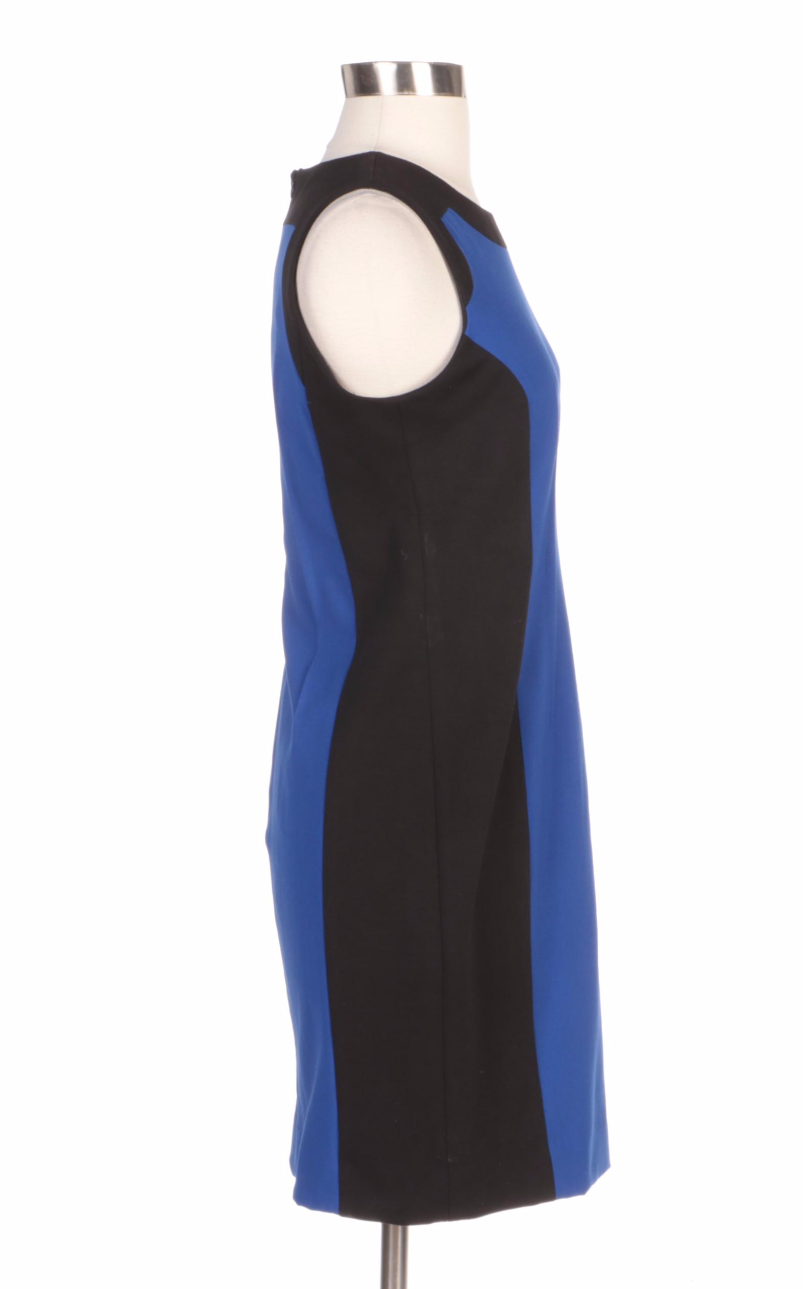 Calvin Klein Blue/Black Sheath Dress and London Times Petite Printed Shift Dress