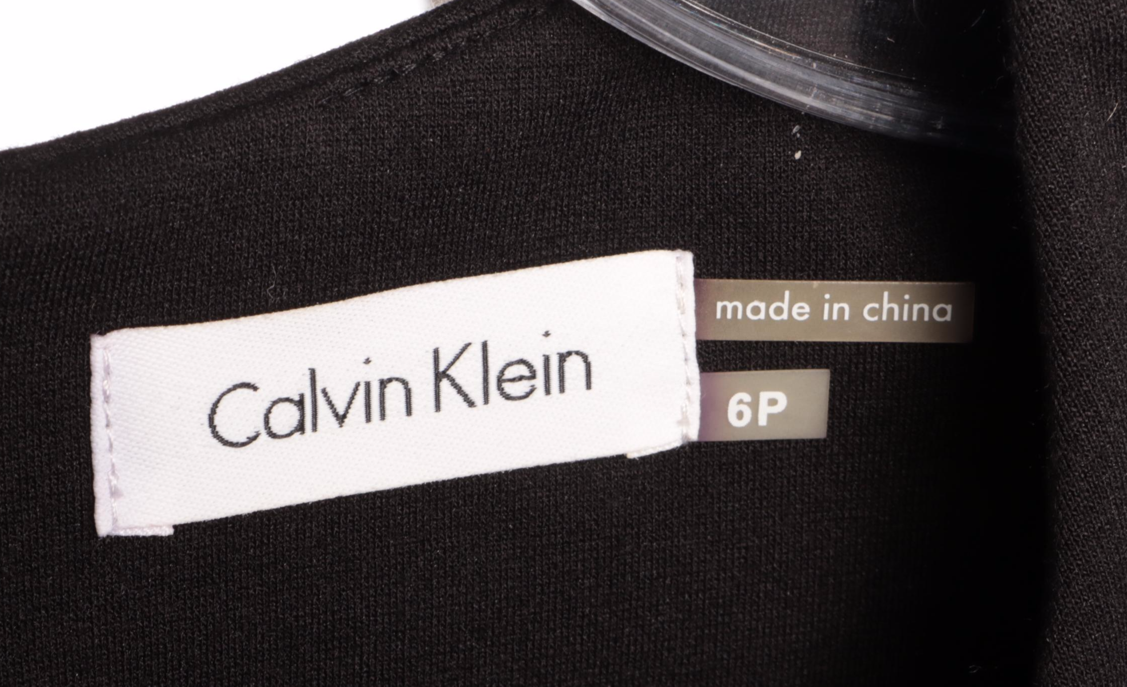 Calvin Klein Blue/Black Sheath Dress and London Times Petite Printed Shift Dress