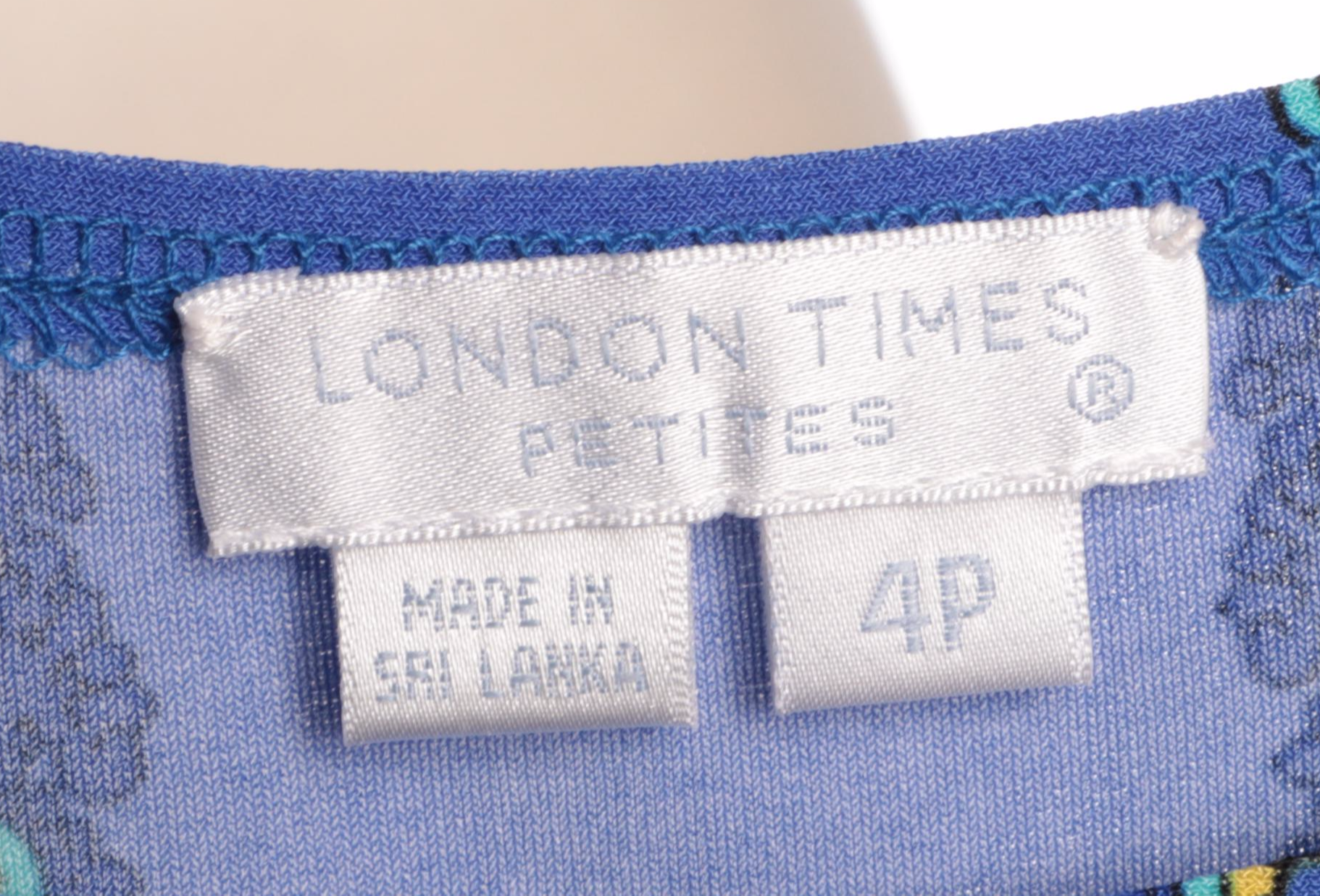 Calvin Klein Blue/Black Sheath Dress and London Times Petite Printed Shift Dress