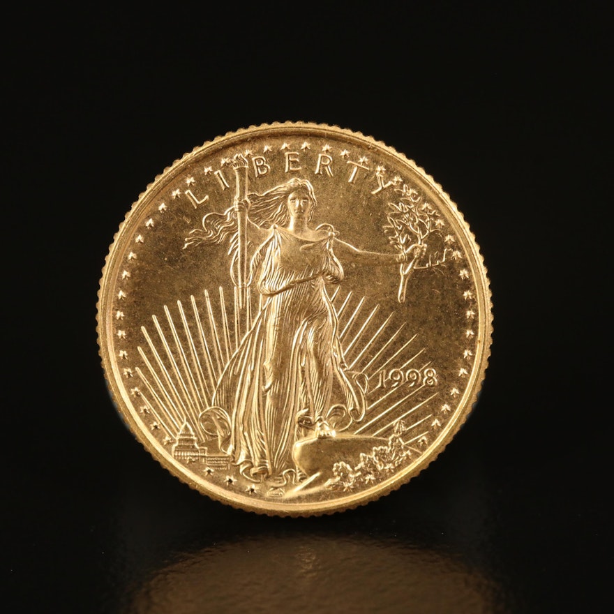 1998 $5 American Eagle Gold Bullion Coin