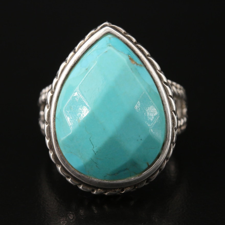 Barse Sterling Turquoise Ring