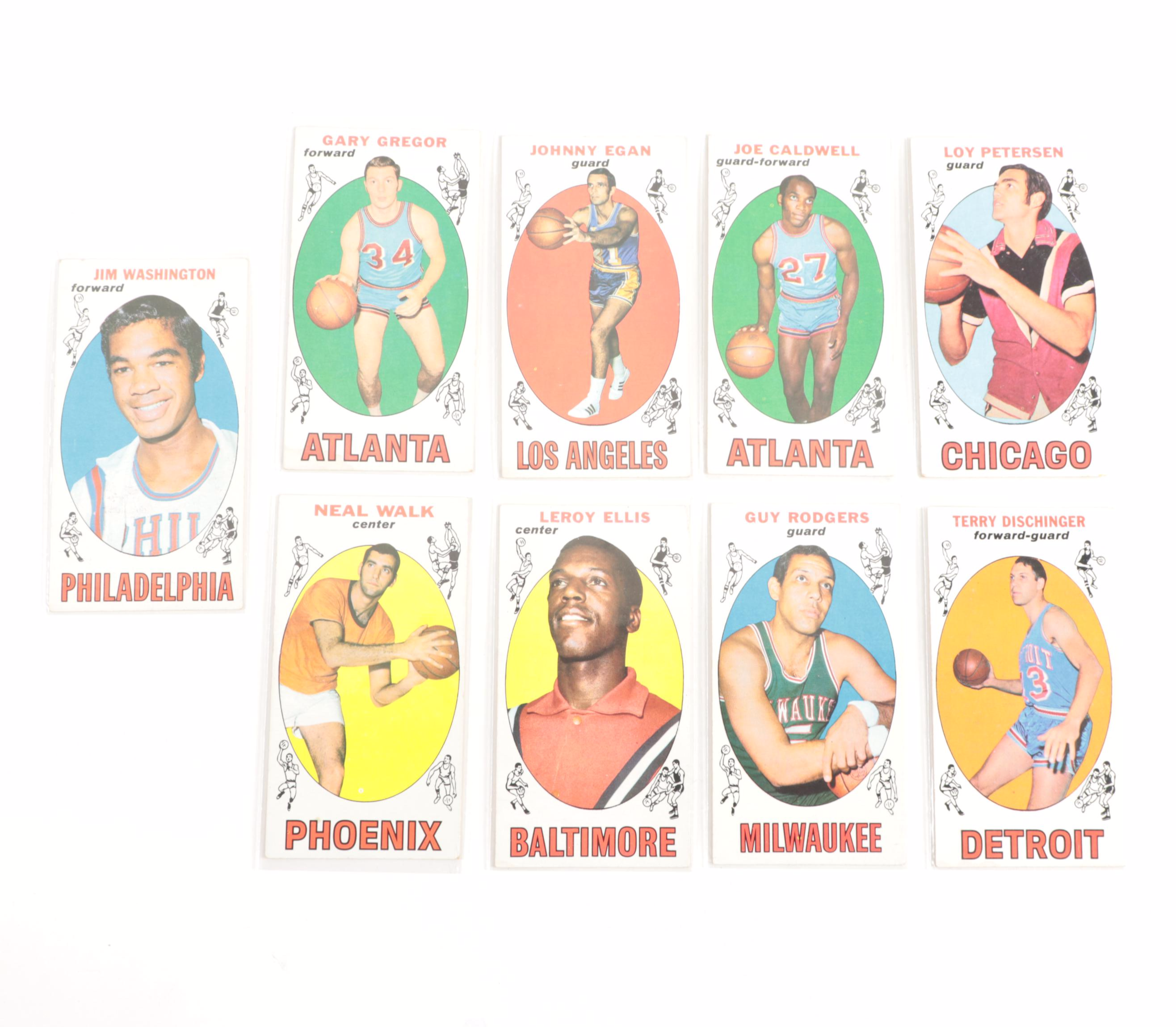 1969 Topps Basketball Cards with John Havlicek