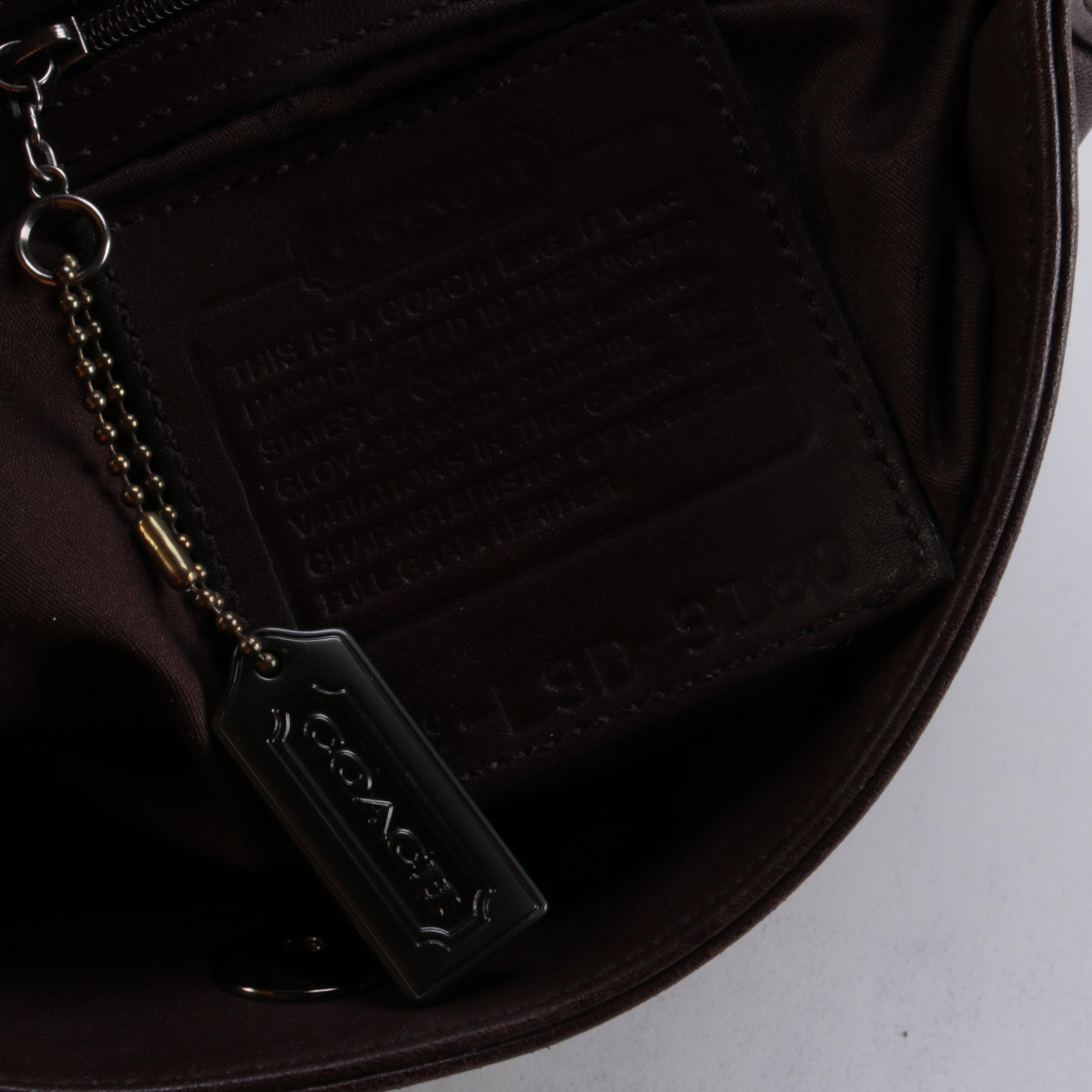 Coach Brown Leather Legacy Hobo Bag