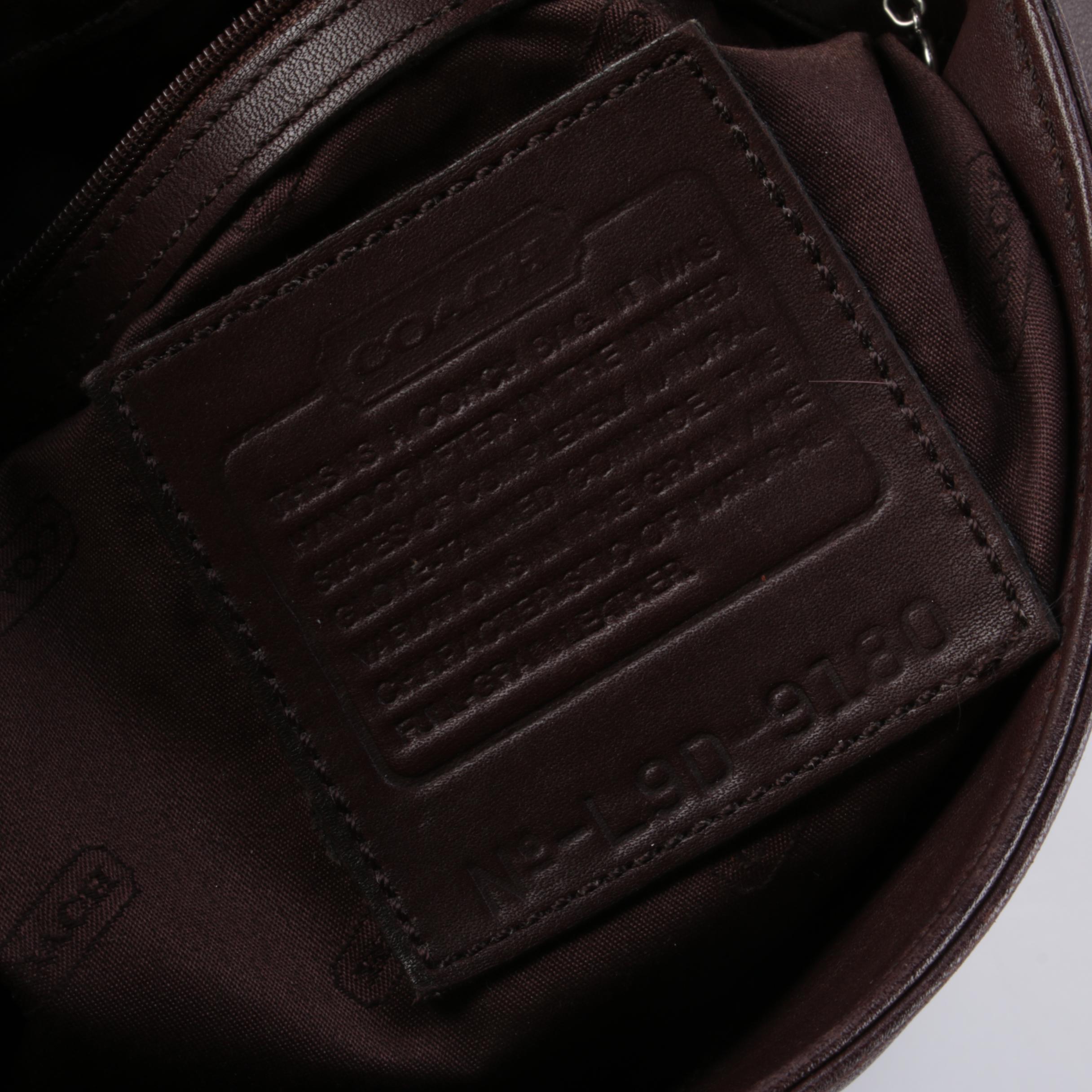 Coach Brown Leather Legacy Hobo Bag