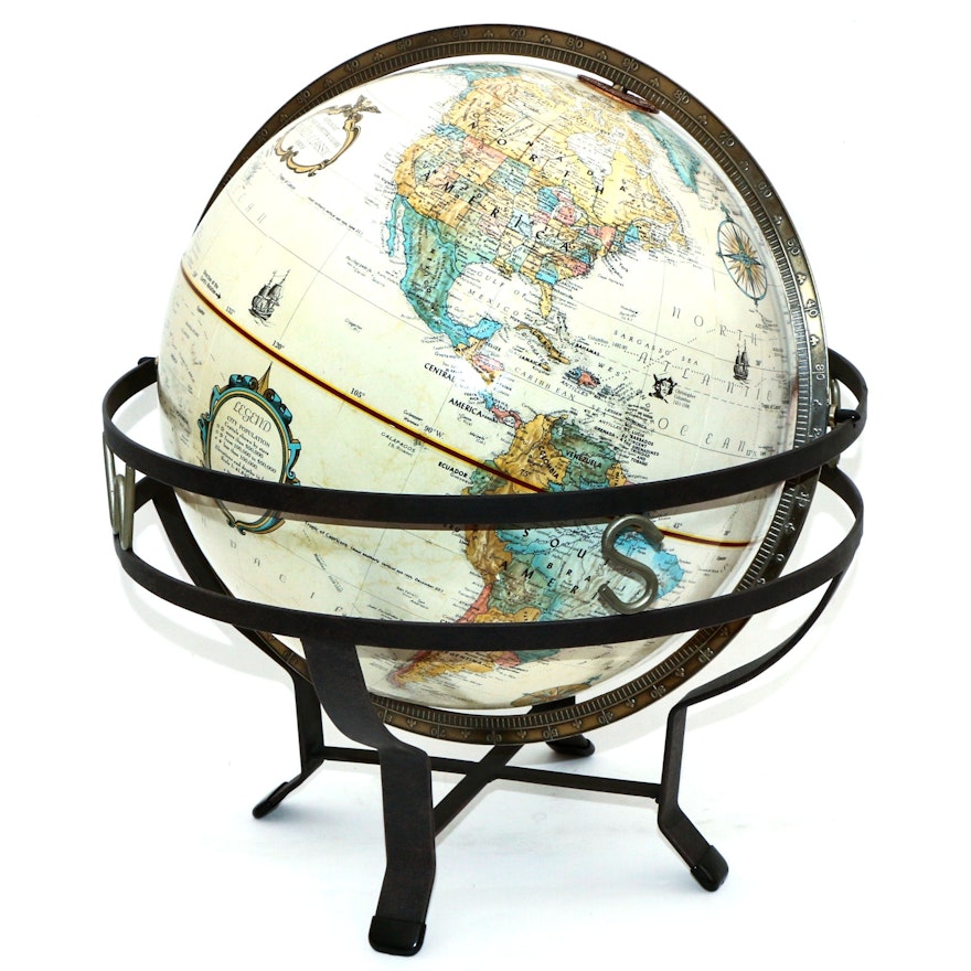 Replogle 12" World Classic Series Desktop Globe in Metal Stand