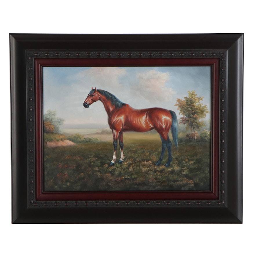 Horse Oil Painting, 21st Century