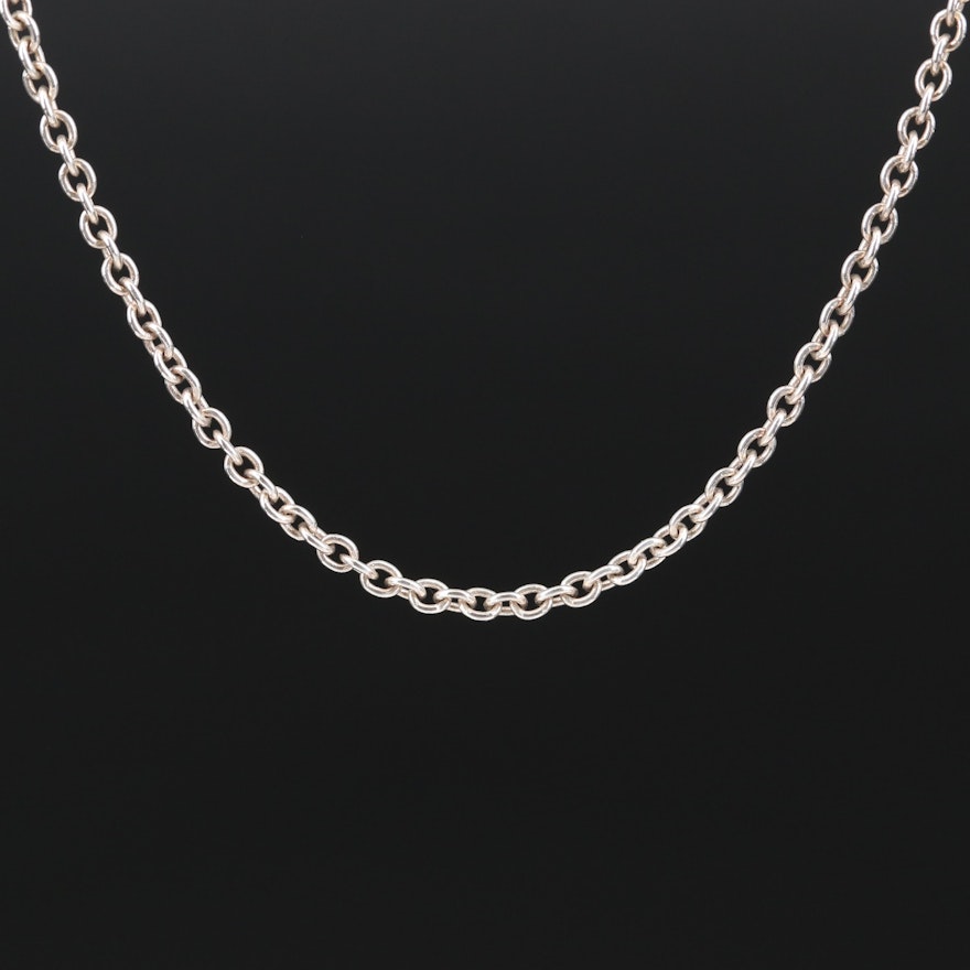 Sterling Cable Chain Necklace