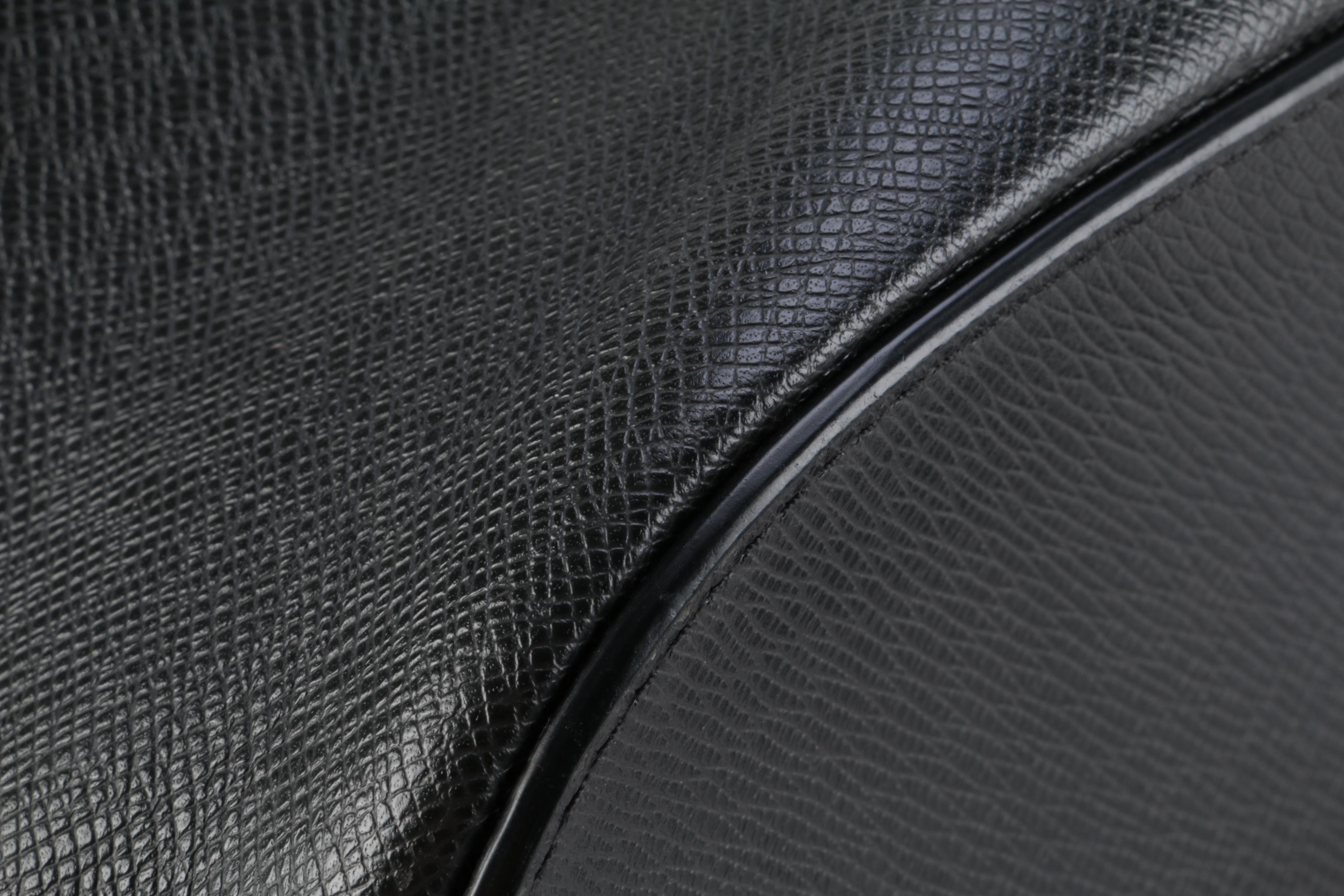 Louis Vuitton Anton Backpack in Black Taiga Leather