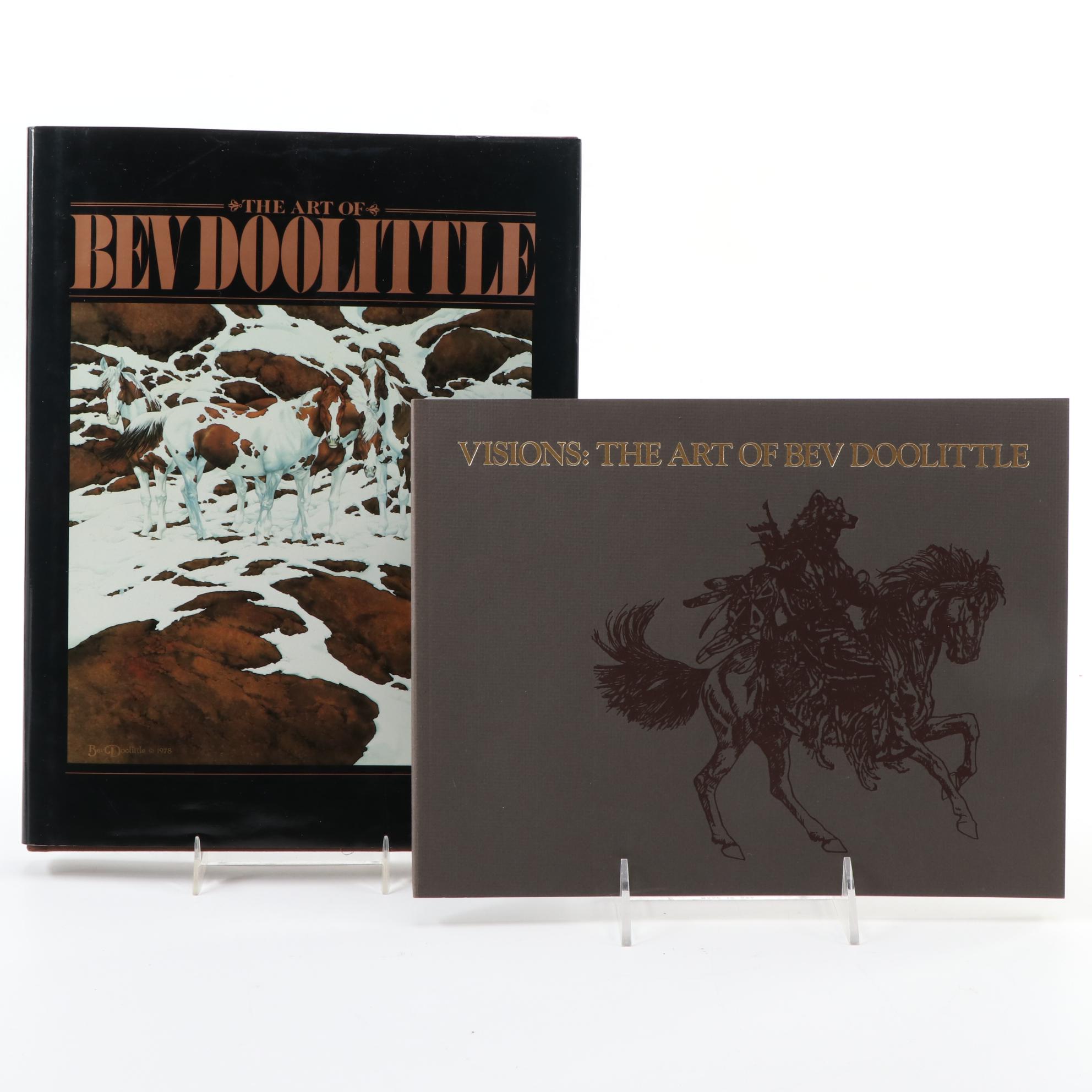 Signed "The Art of Bev Doolittle" with "Visions: The Art of Bev Doolittle"