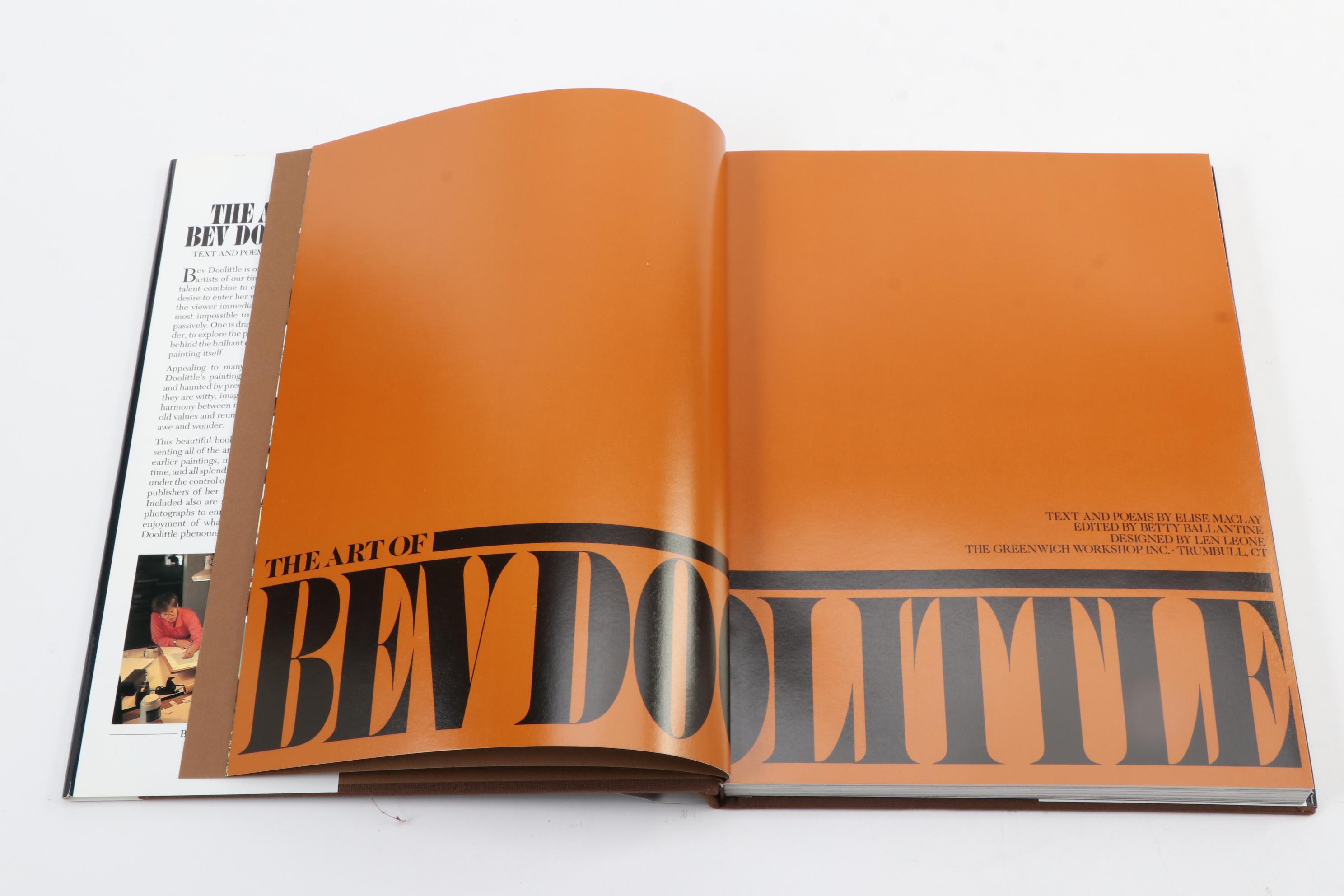 Signed "The Art of Bev Doolittle" with "Visions: The Art of Bev Doolittle"