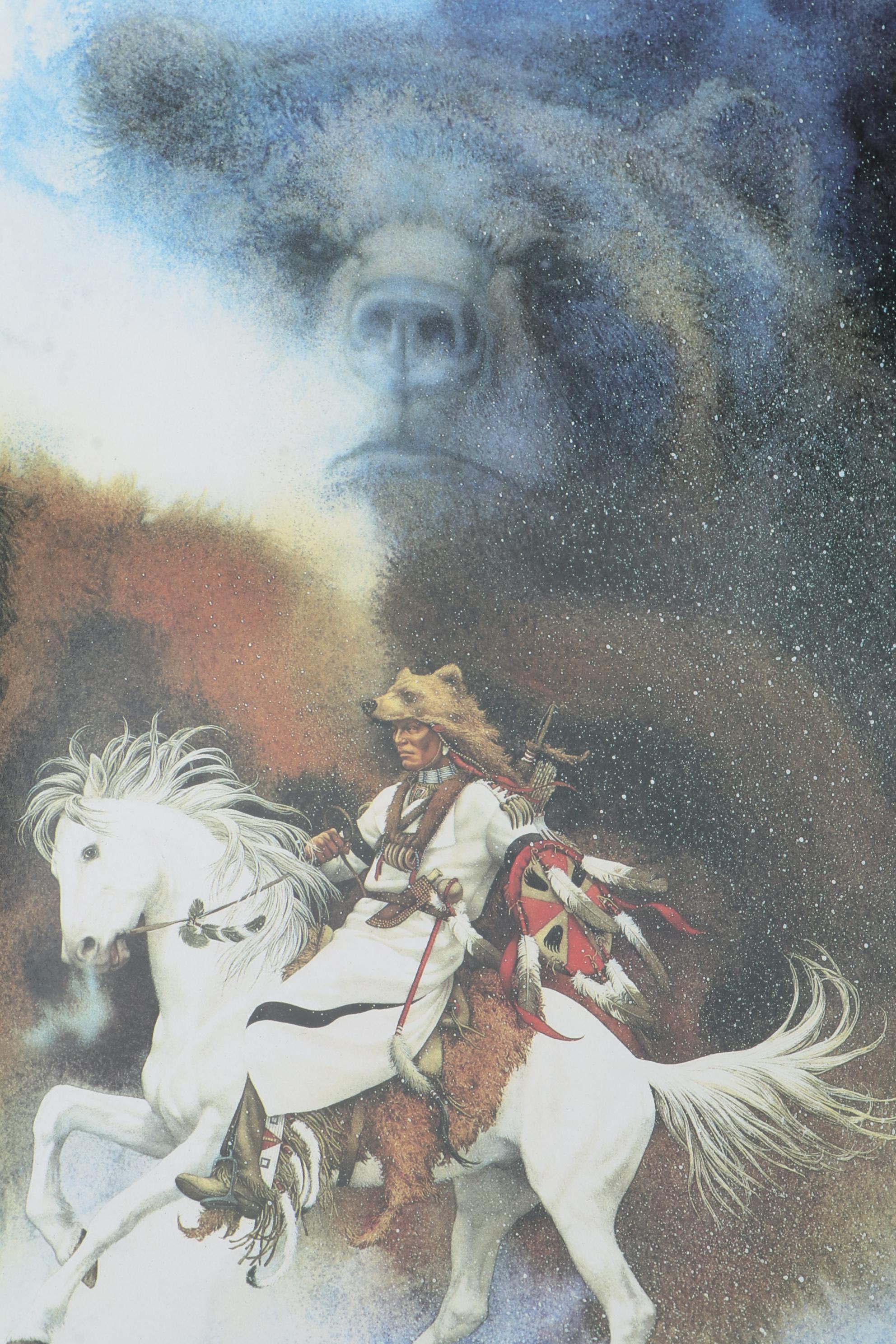 Signed "The Art of Bev Doolittle" with "Visions: The Art of Bev Doolittle"