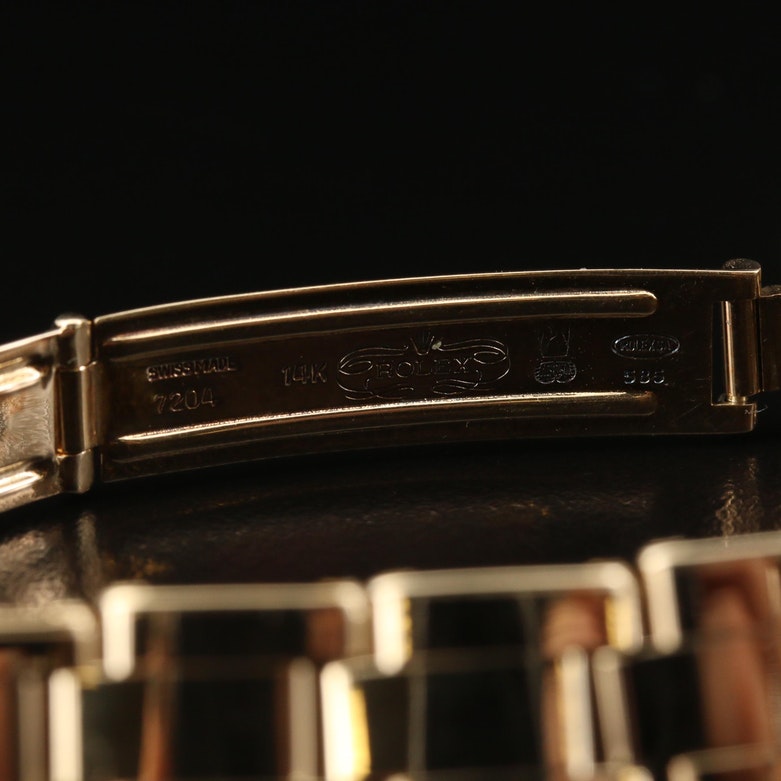 1983 Rolex Oyster Perpetual 14K Yellow Gold Automatic Watch