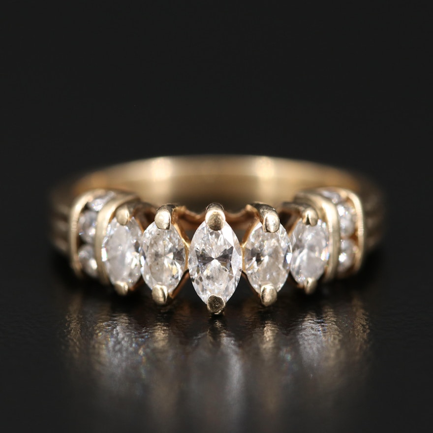 14K 1.06 CTW Diamond Ring