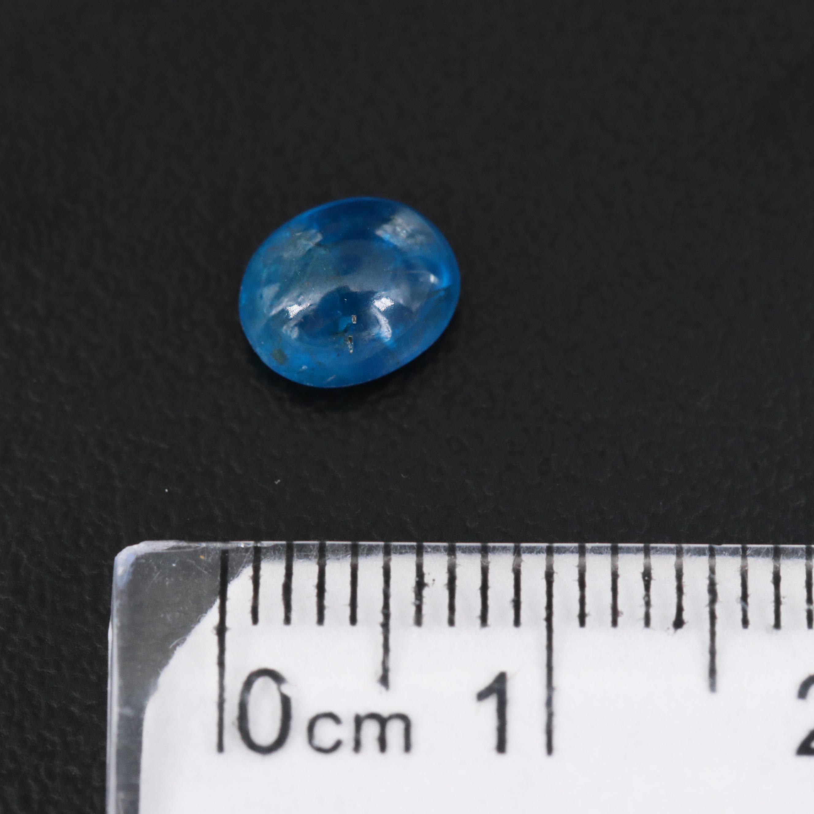 Loose 7.80 CTW Oval Apatite Cabochons