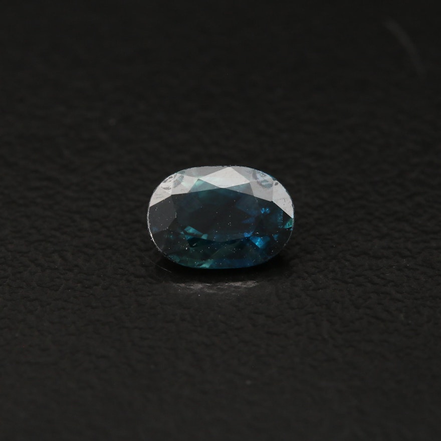 Loose 0.95 CT Oval Faceted Sapphire
