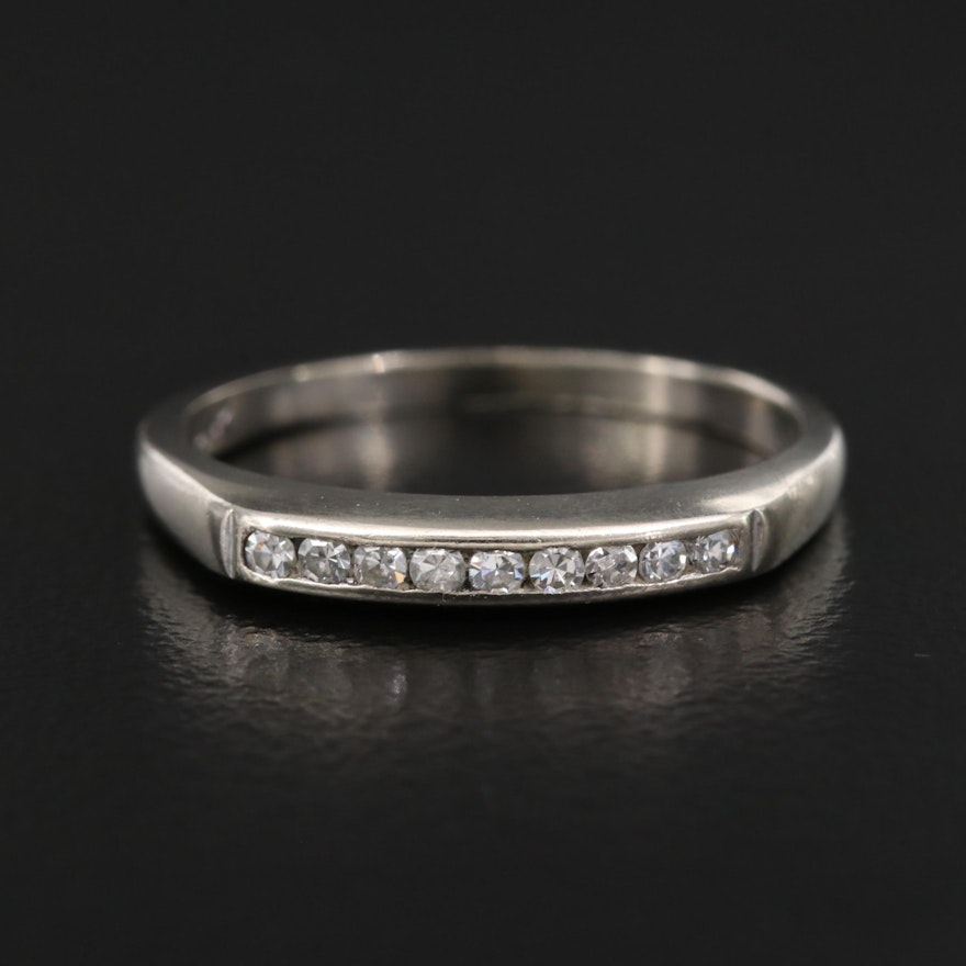 14K Channel Set Diamond Band