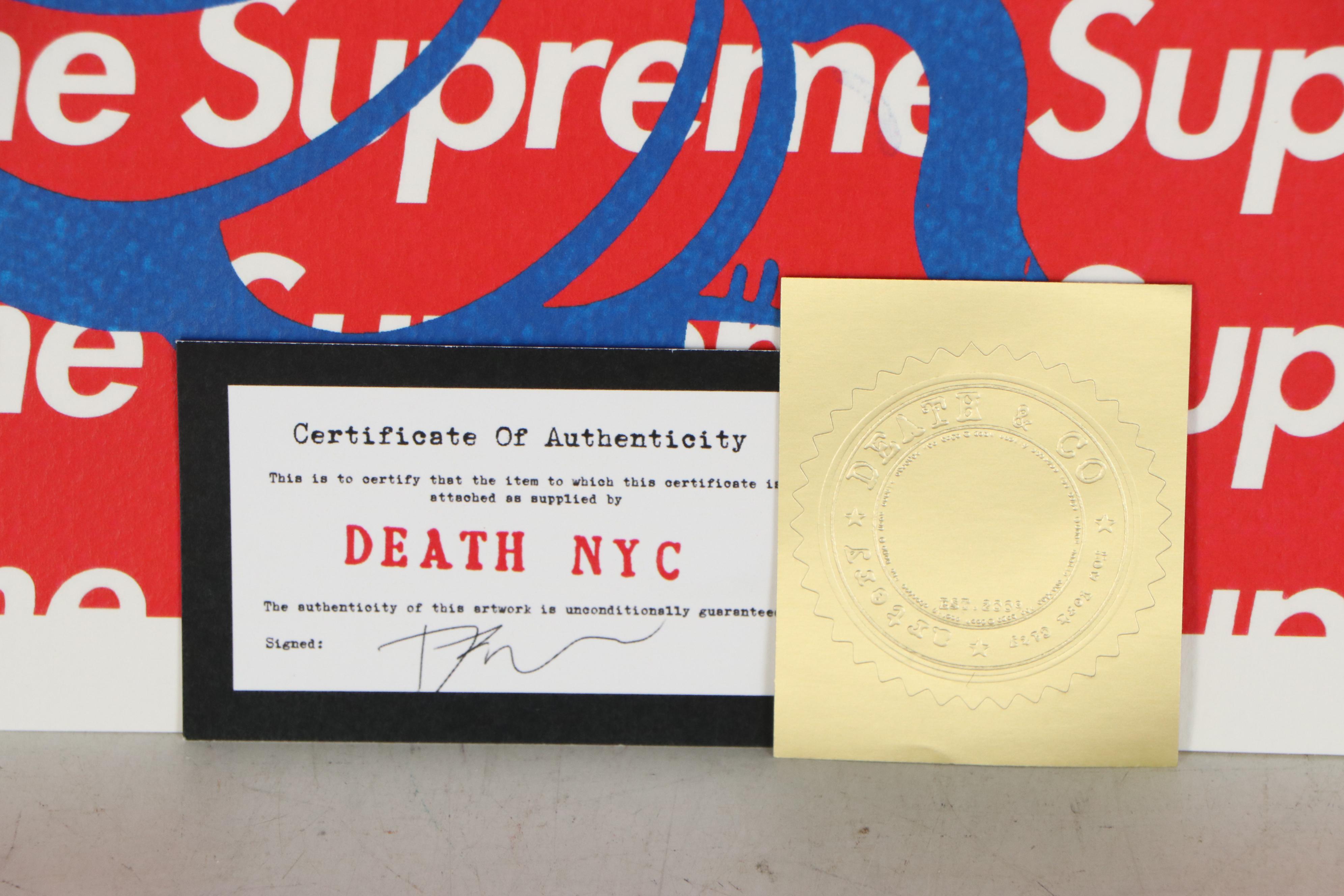 Death NYC Pop Art Style Offset Lithograph of XX Figure