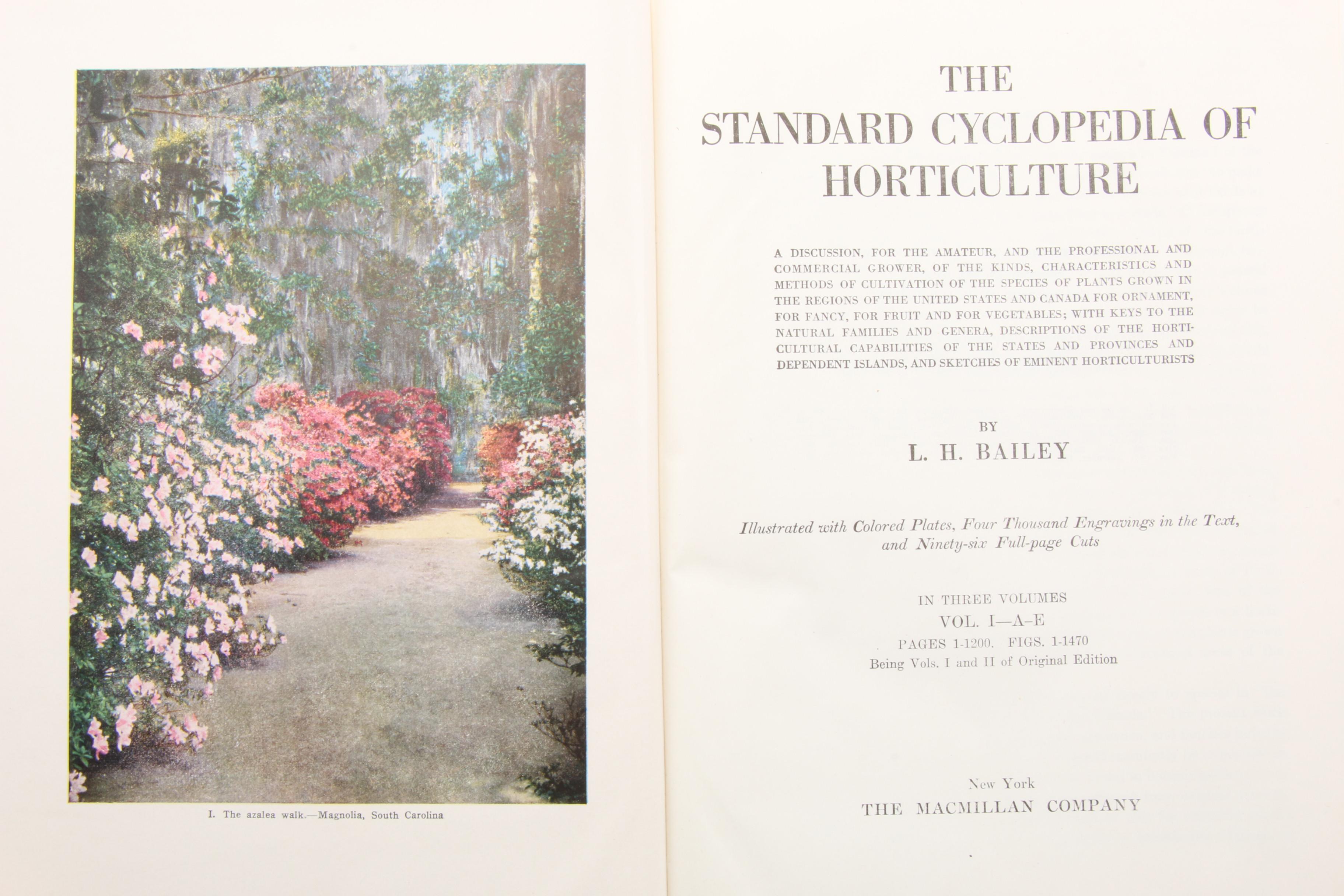 "The Standard Cyclopedia of Horticulture" Three-Volume Set, 1953