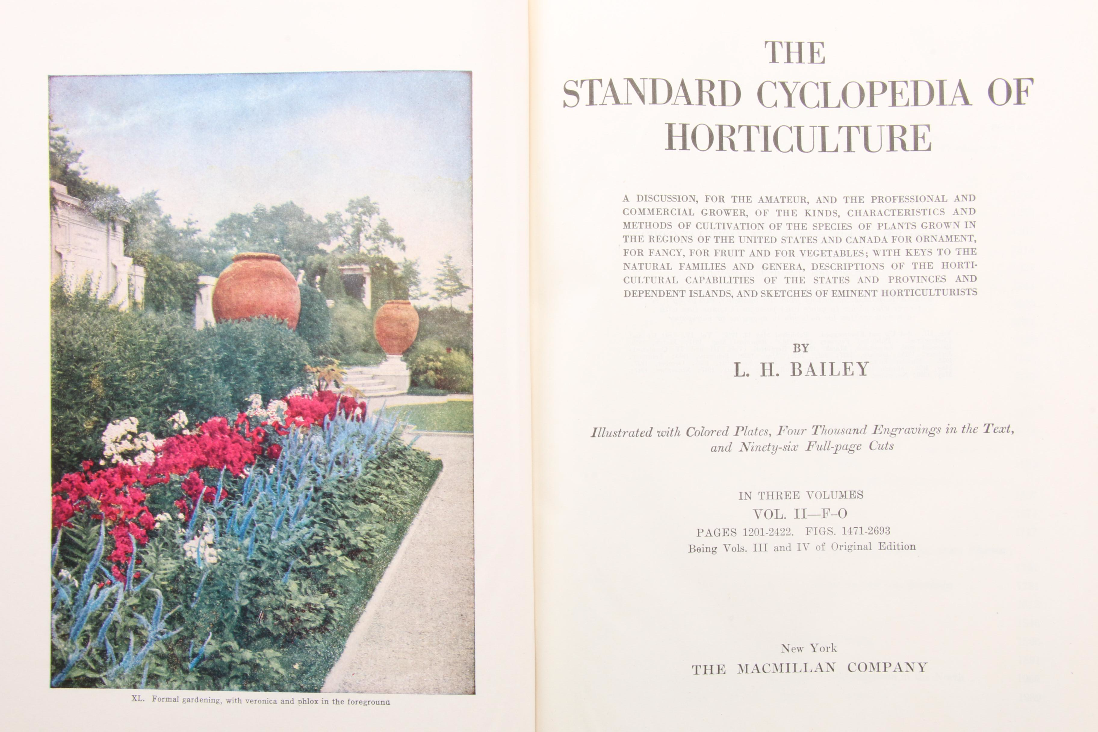 "The Standard Cyclopedia of Horticulture" Three-Volume Set, 1953