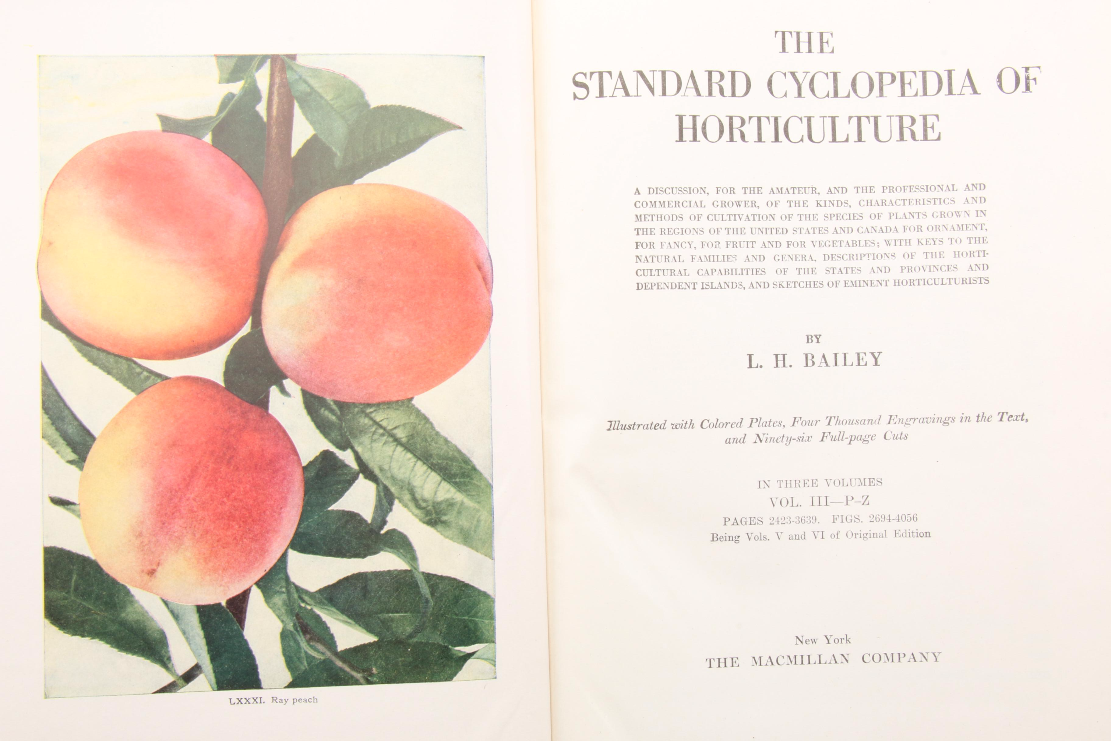 "The Standard Cyclopedia of Horticulture" Three-Volume Set, 1953