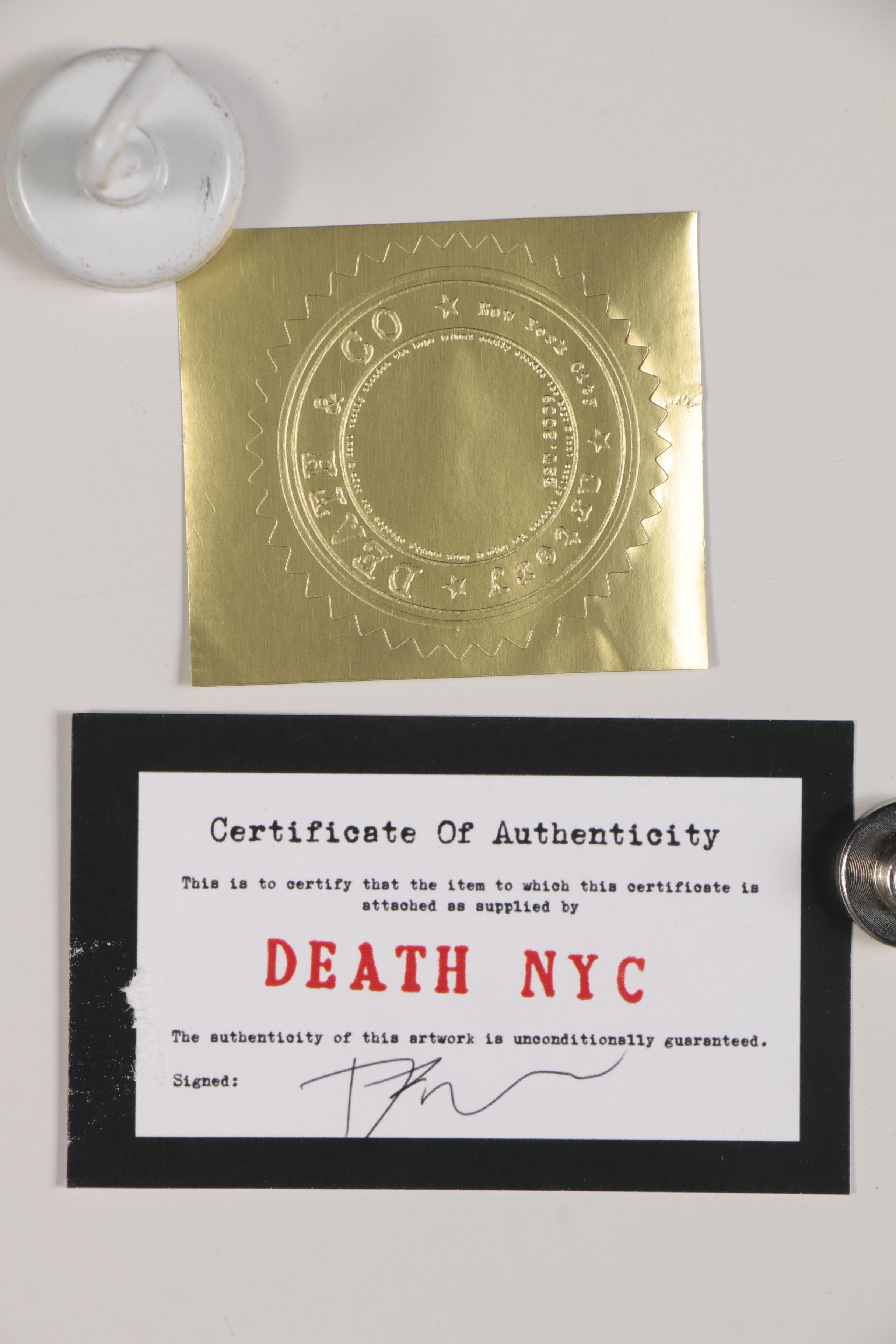 Death NYC Pop Art Graphic Print of Female Nude, 2017