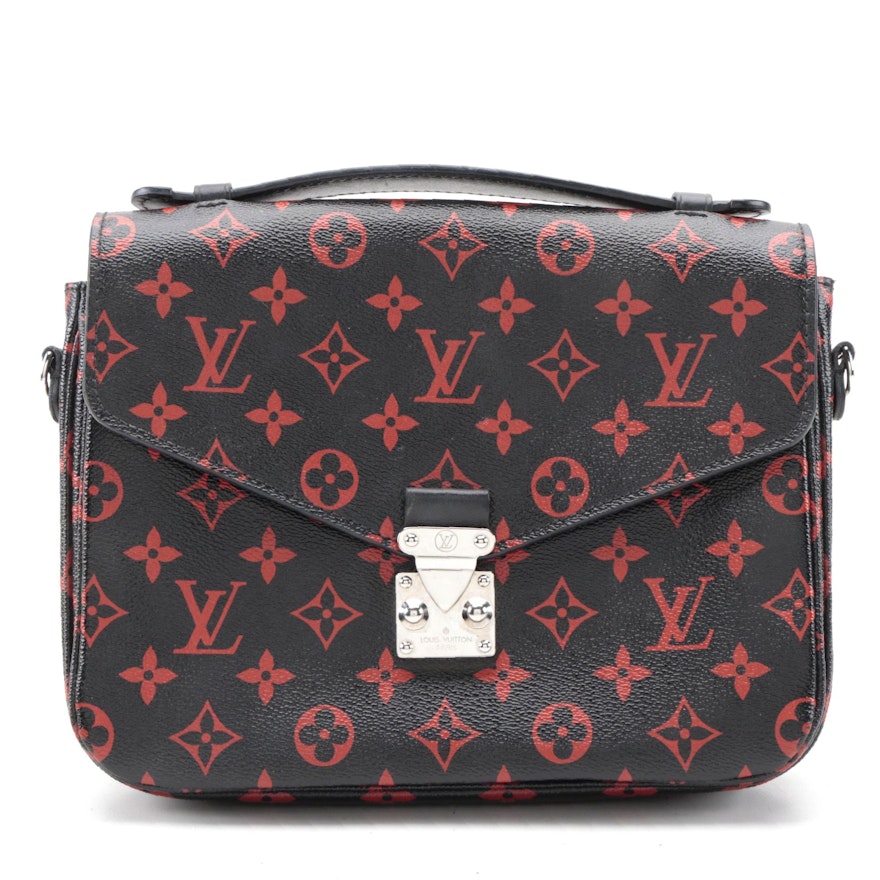 Louis Vuitton Limited Edition Infrarouge Monogram Pochette Métis Bag
