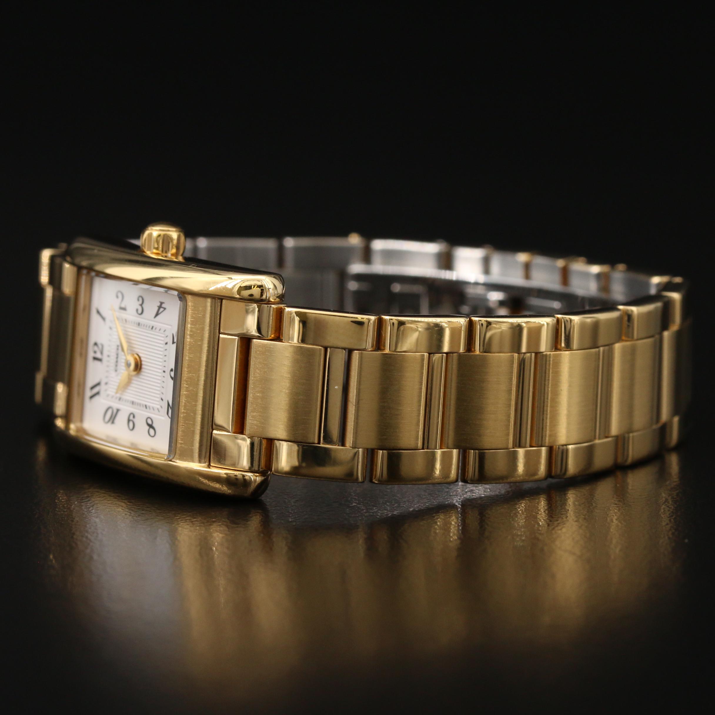Coach Lexington Gold Tone Quartz Watch