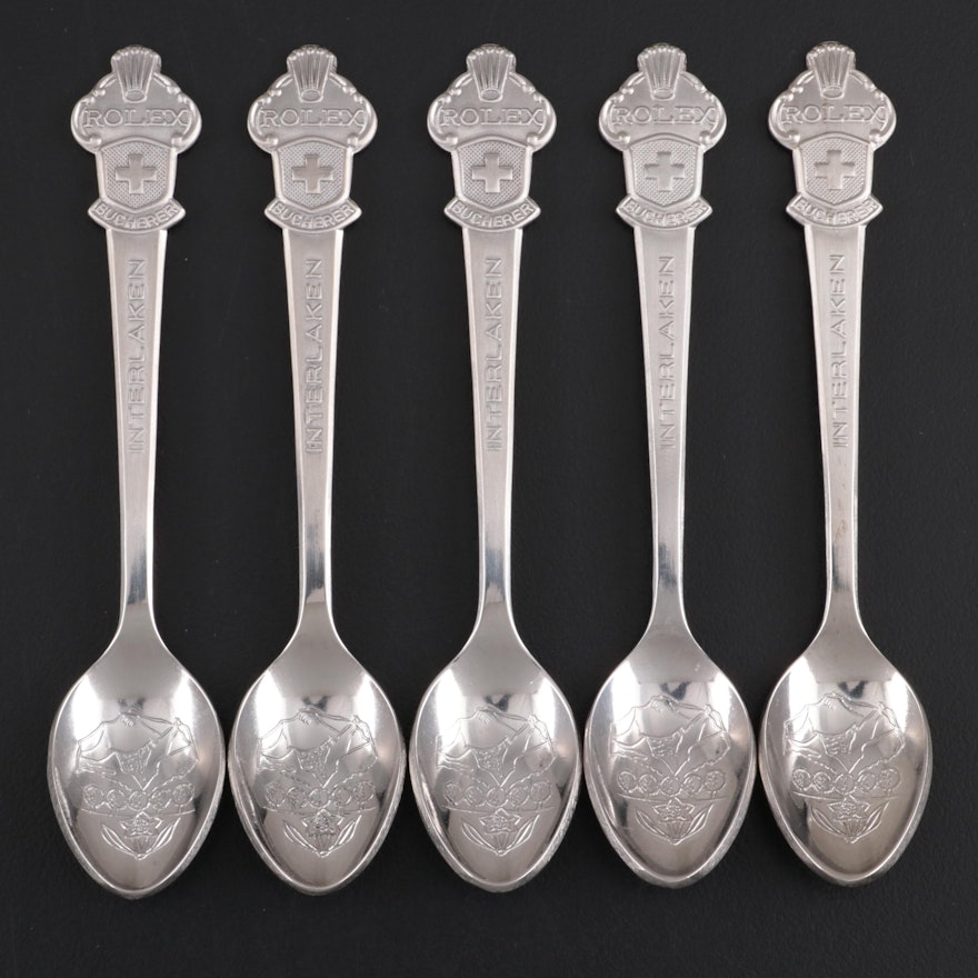 Rolex Bucherer of Switzerland Promotional Demitasse Spoons