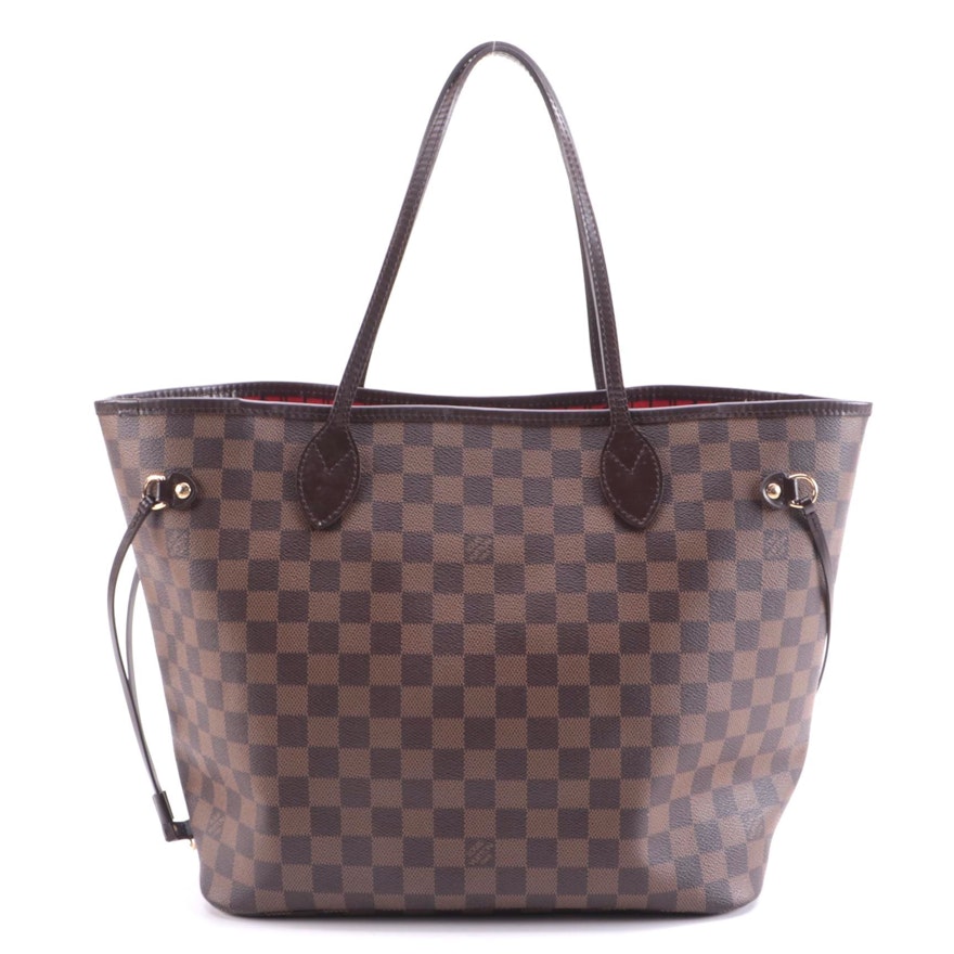 Louis Vuitton Neverfull NM Tote in Damier Ebene Canvas