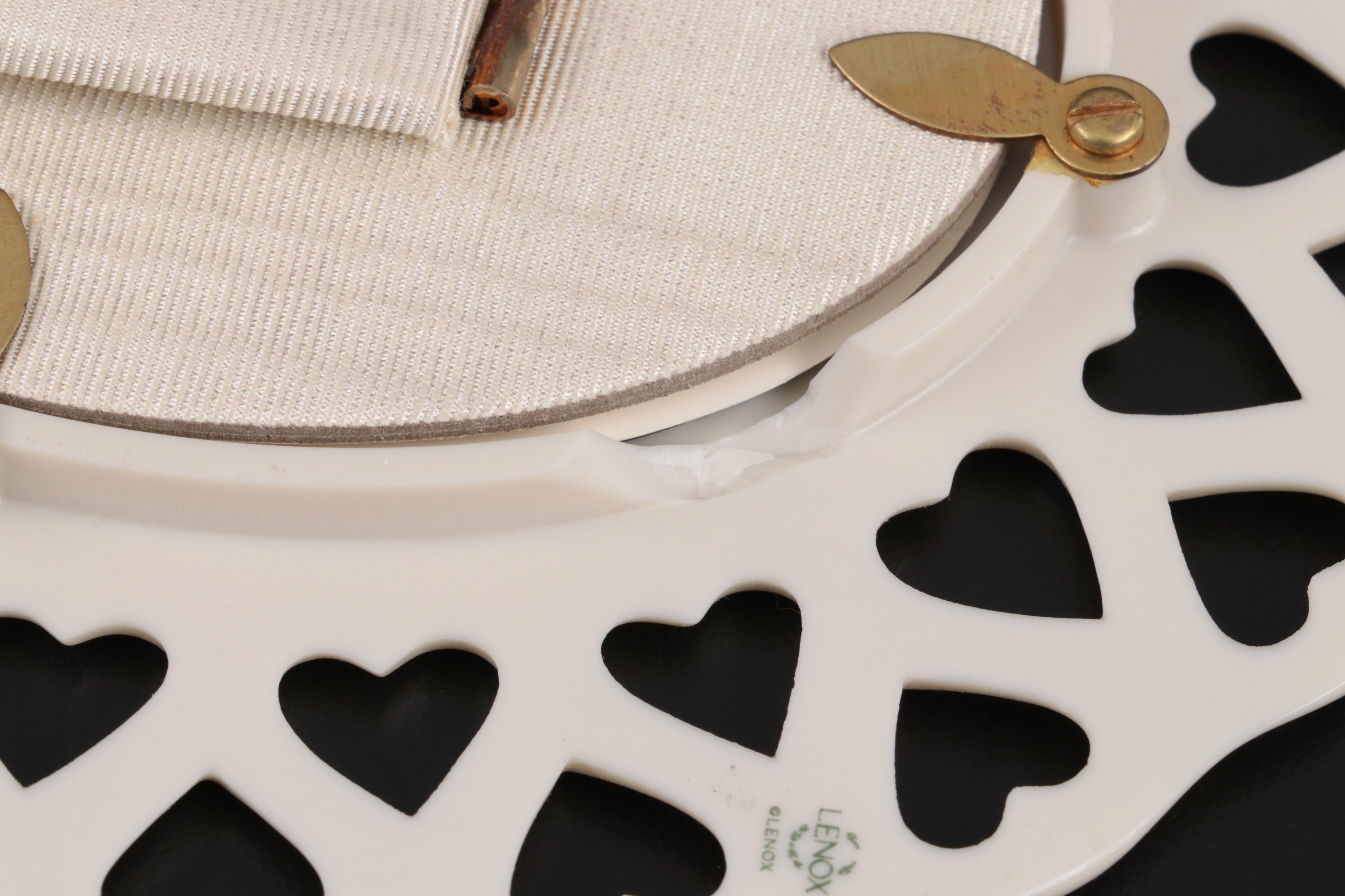 Lenox "Heart Collection" and "Petite Rose" Porcelain Picture Frames