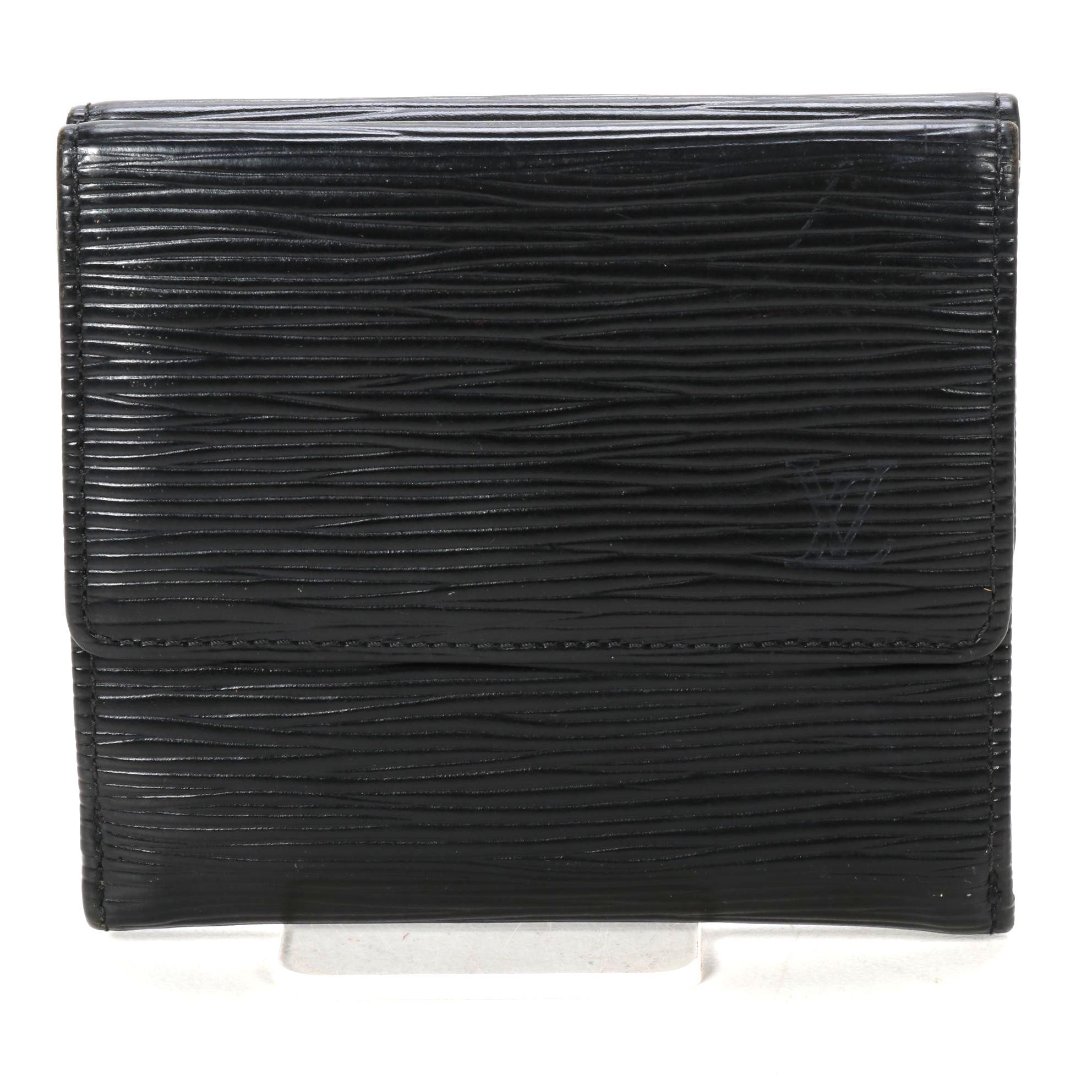Louis Vuitton Porte-Monnaie Billets Cartes Credit Wallet in Black Epi Leather