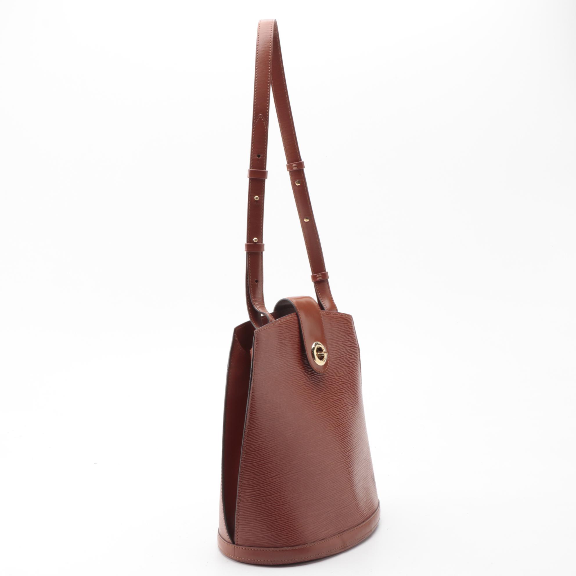 Louis Vuitton Cluny Shoulder Bag in Cipango Gold Epi Leather