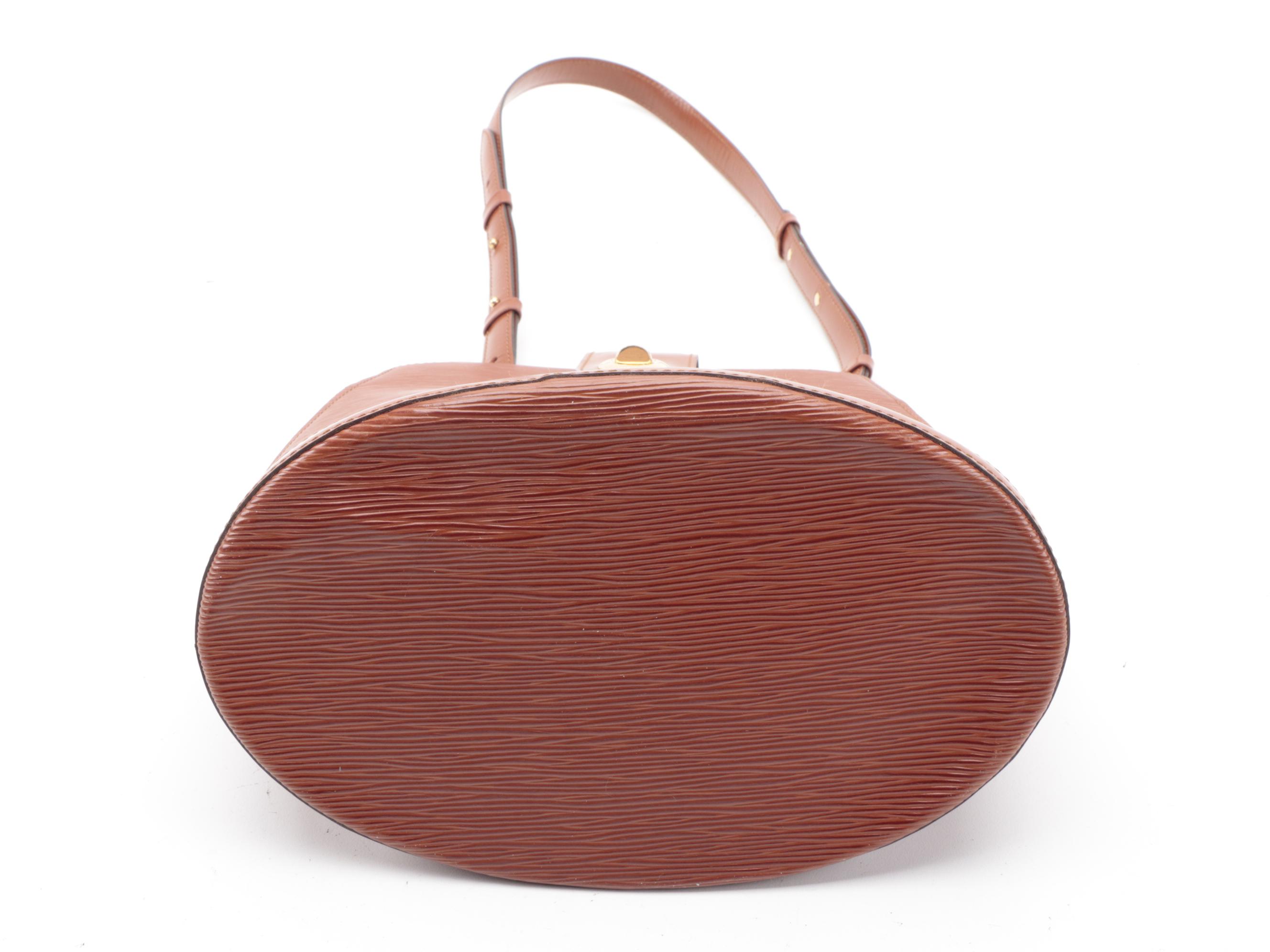 Louis Vuitton Cluny Shoulder Bag in Cipango Gold Epi Leather