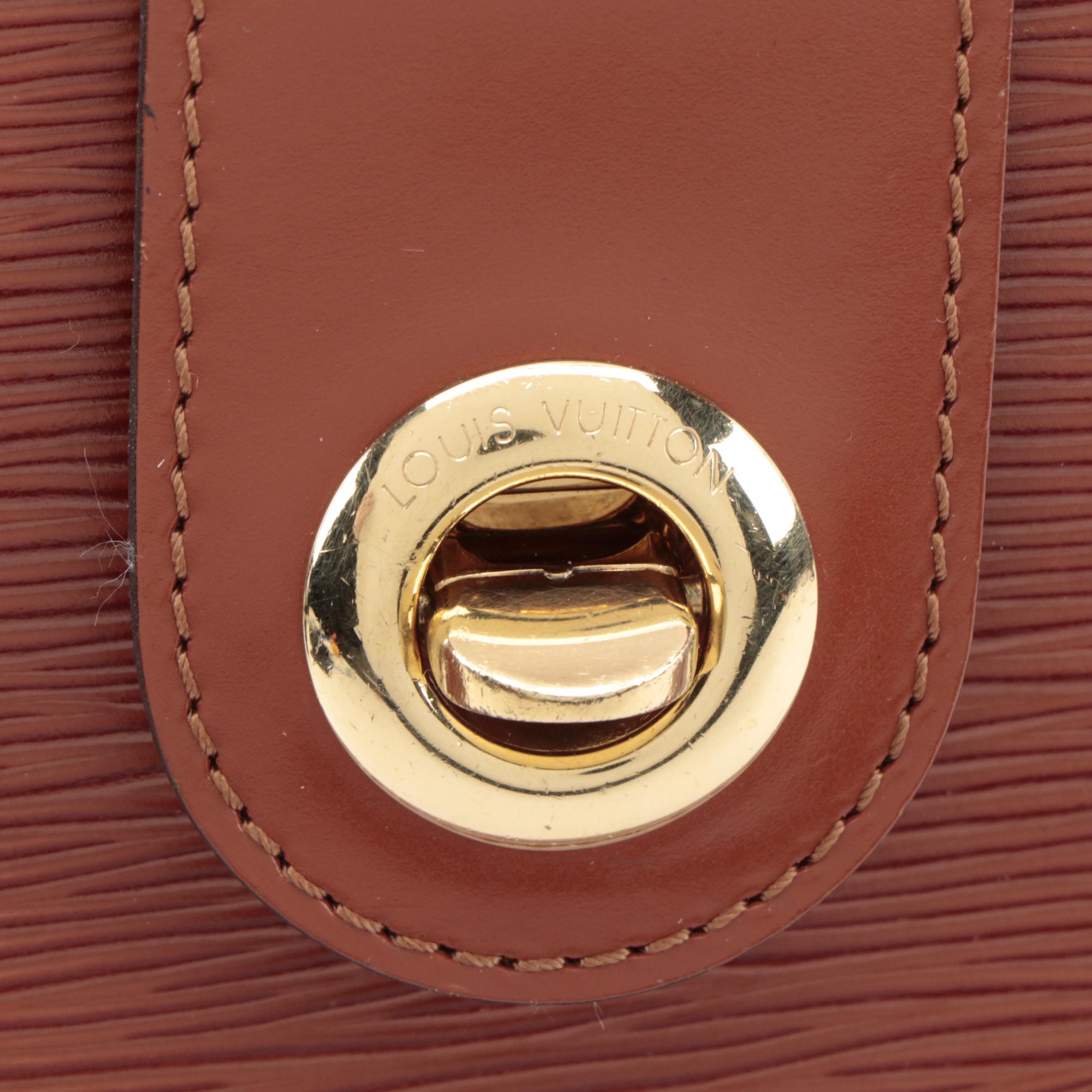 Louis Vuitton Cluny Shoulder Bag in Cipango Gold Epi Leather