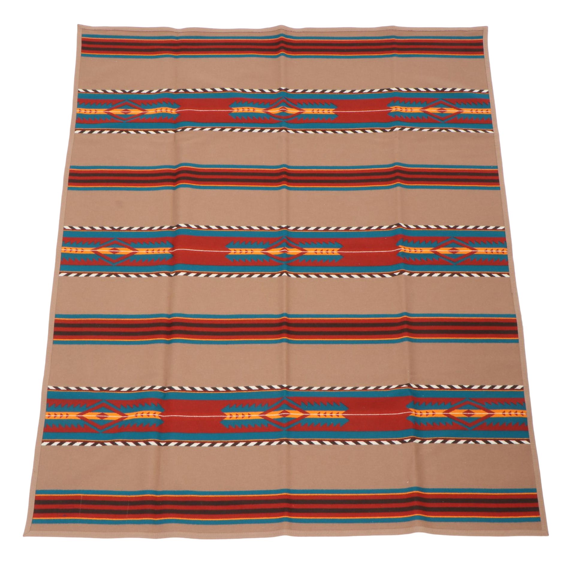 Ramona Sakiestewa for Dewey Trading Company "Santa Fe Trail" Wool Blanket
