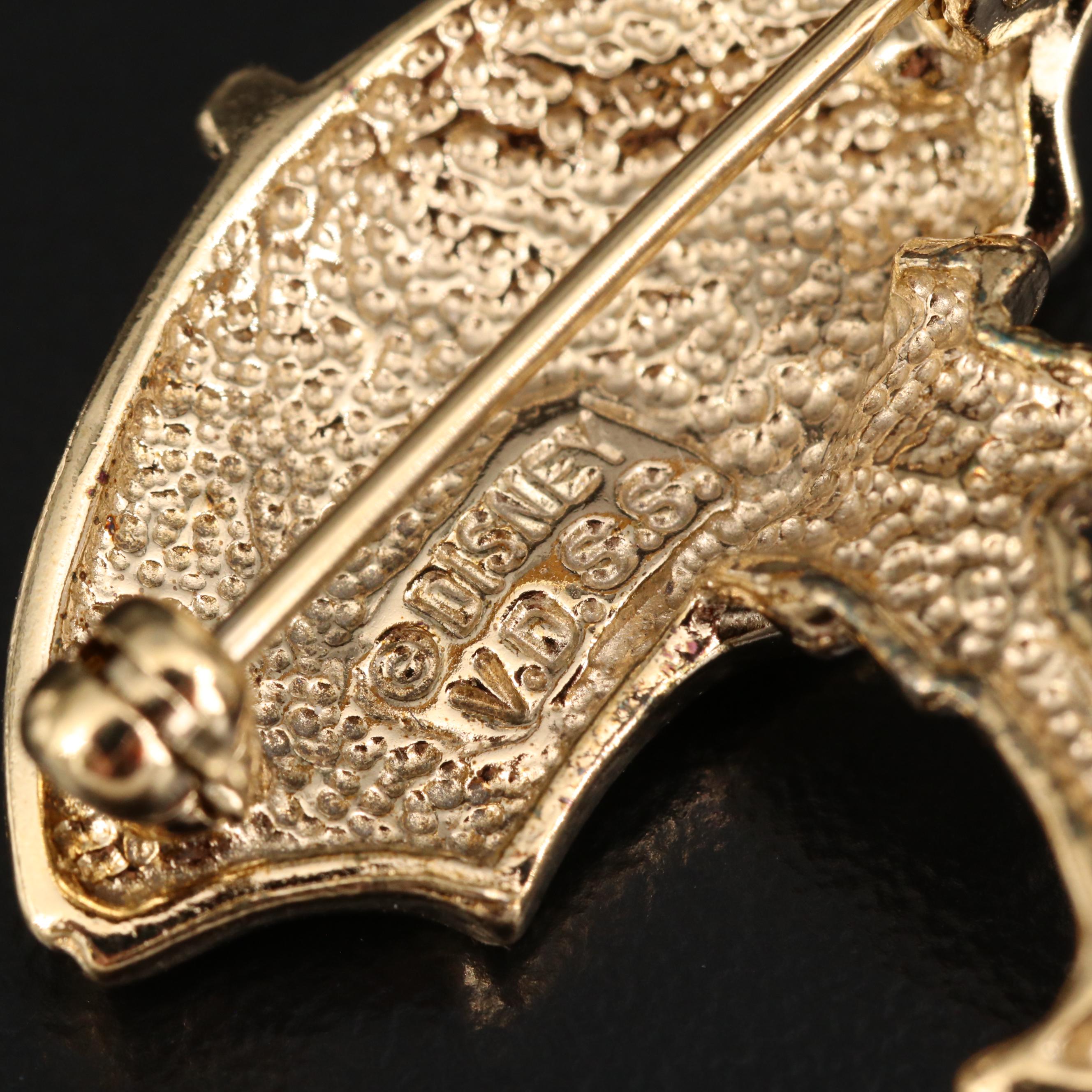 Walt Disney Company Pins and Pendants Featuring Winnie the Pooh and Mickey Mouse