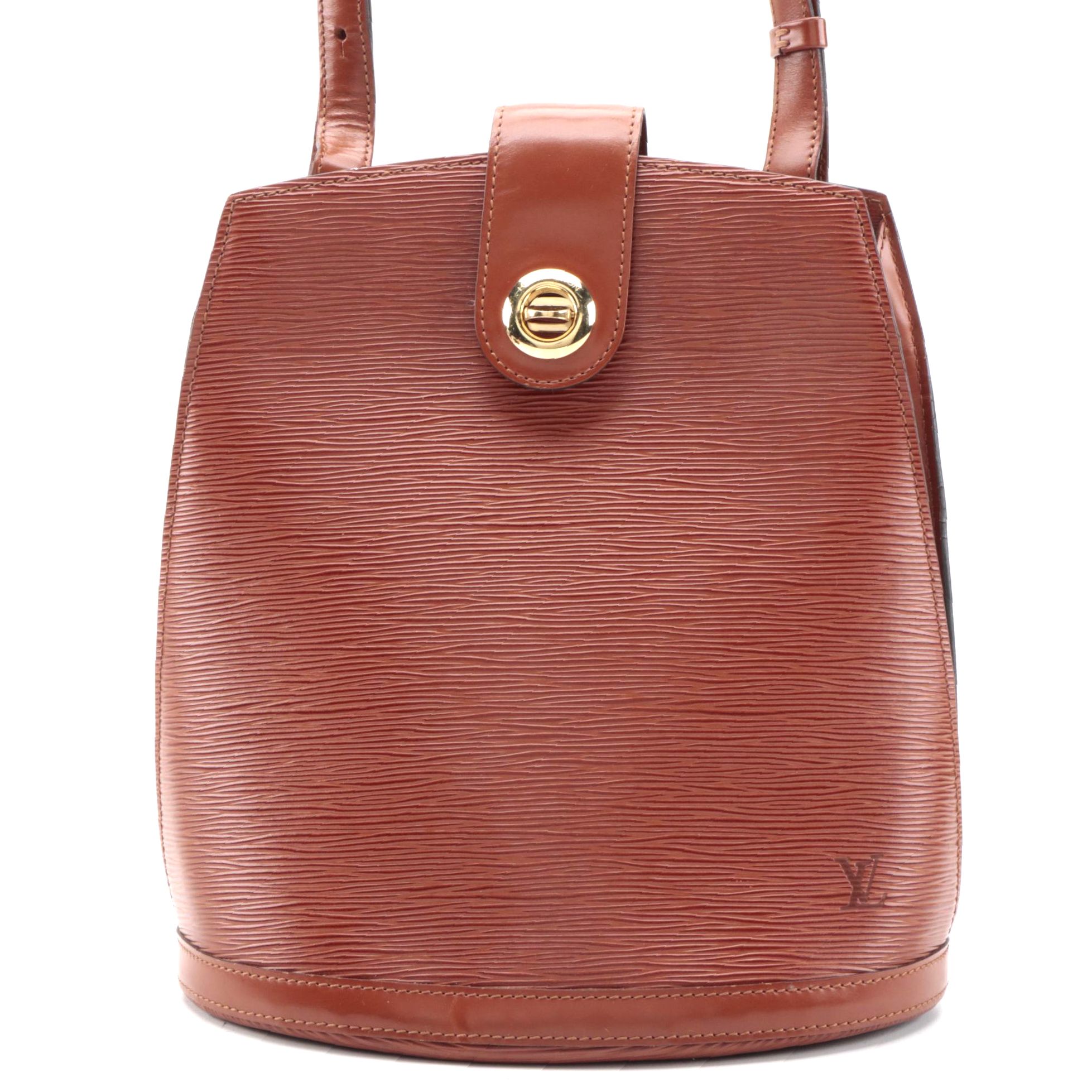 Louis Vuitton Cluny Shoulder Bag in Cipango Gold Epi Leather