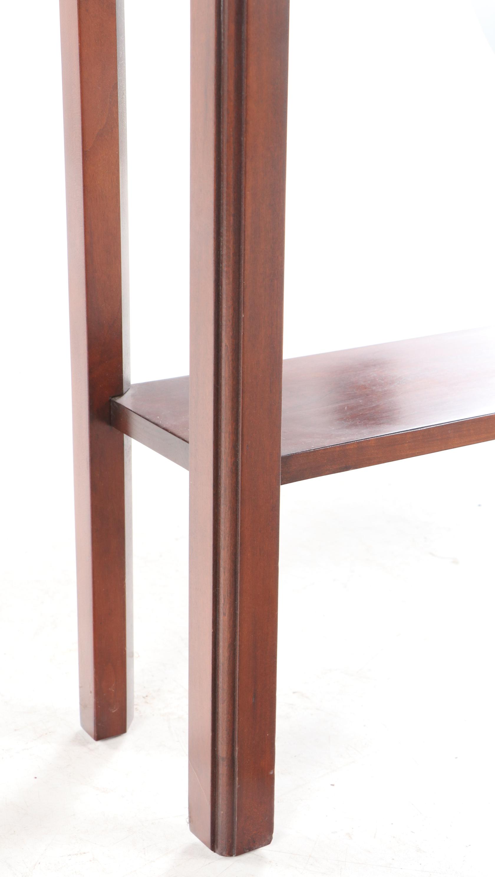 Chippendale Style Cherrywood Diminutive Console Table, Late 20th Century