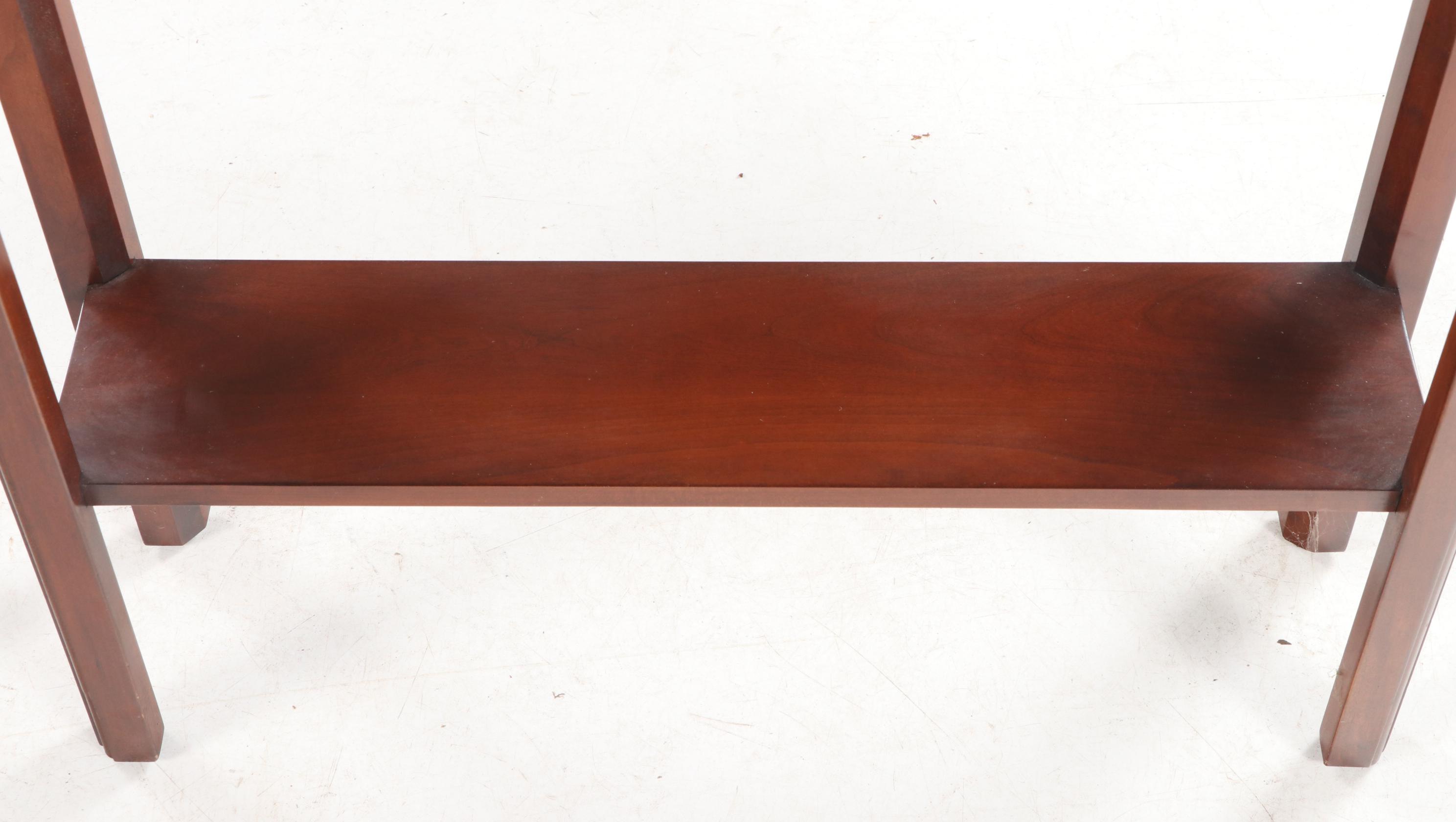 Chippendale Style Cherrywood Diminutive Console Table, Late 20th Century