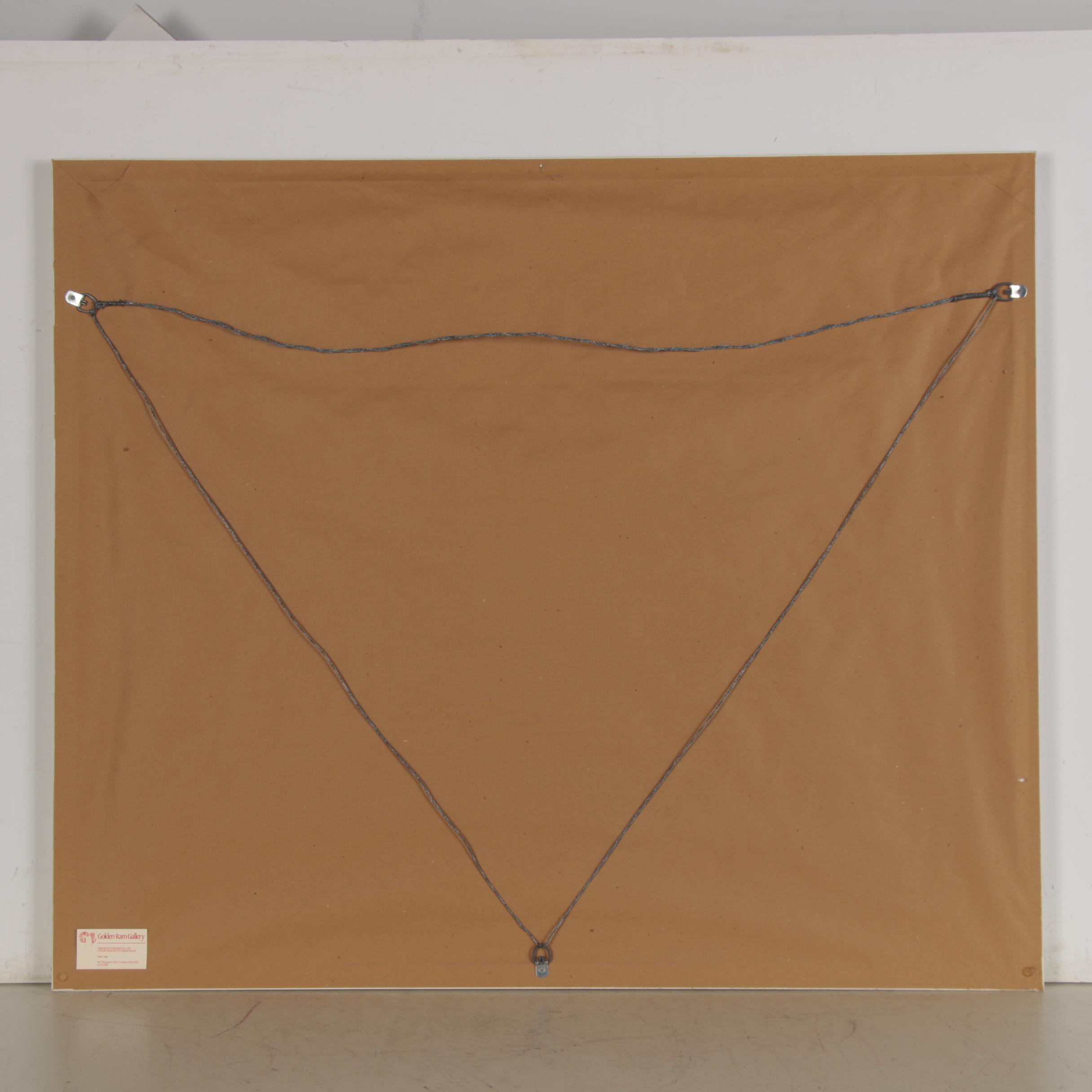 Aina Parmelee Paper-Cut Print "Grey Intersection"