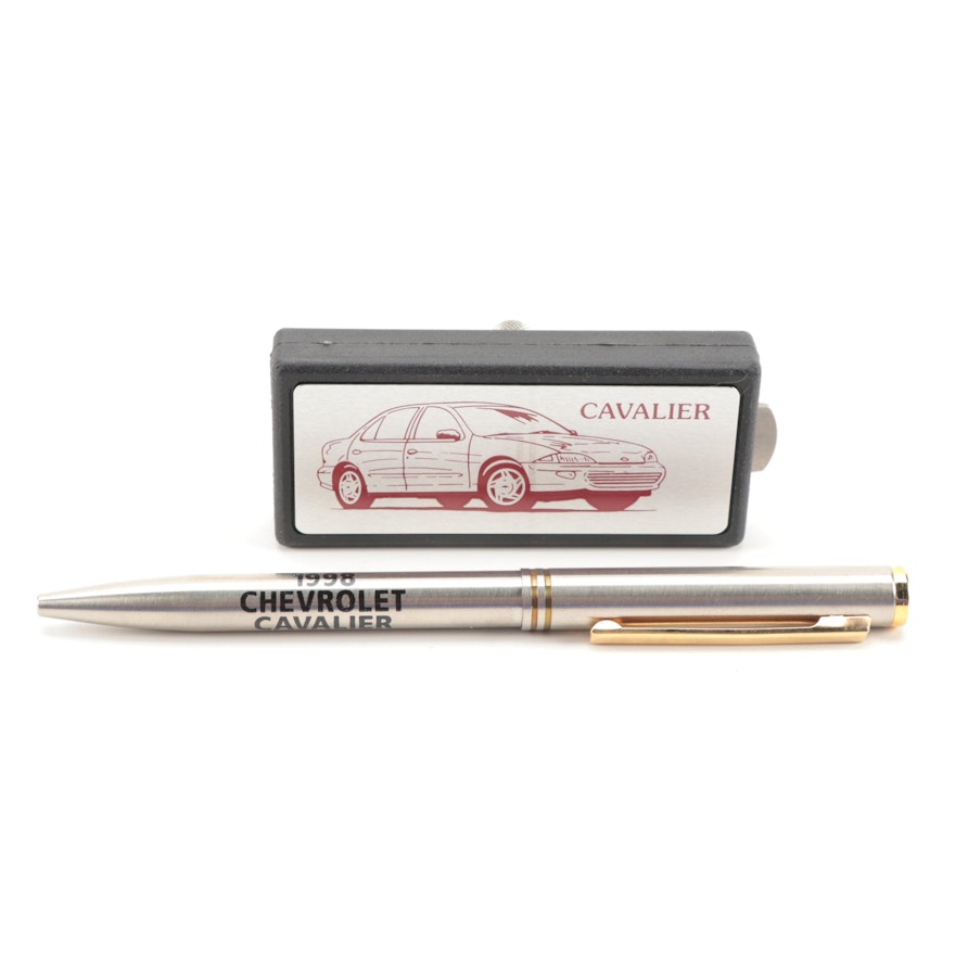 Zippo Salesman Sample Chevrolet Cavalier Pen and Multitool