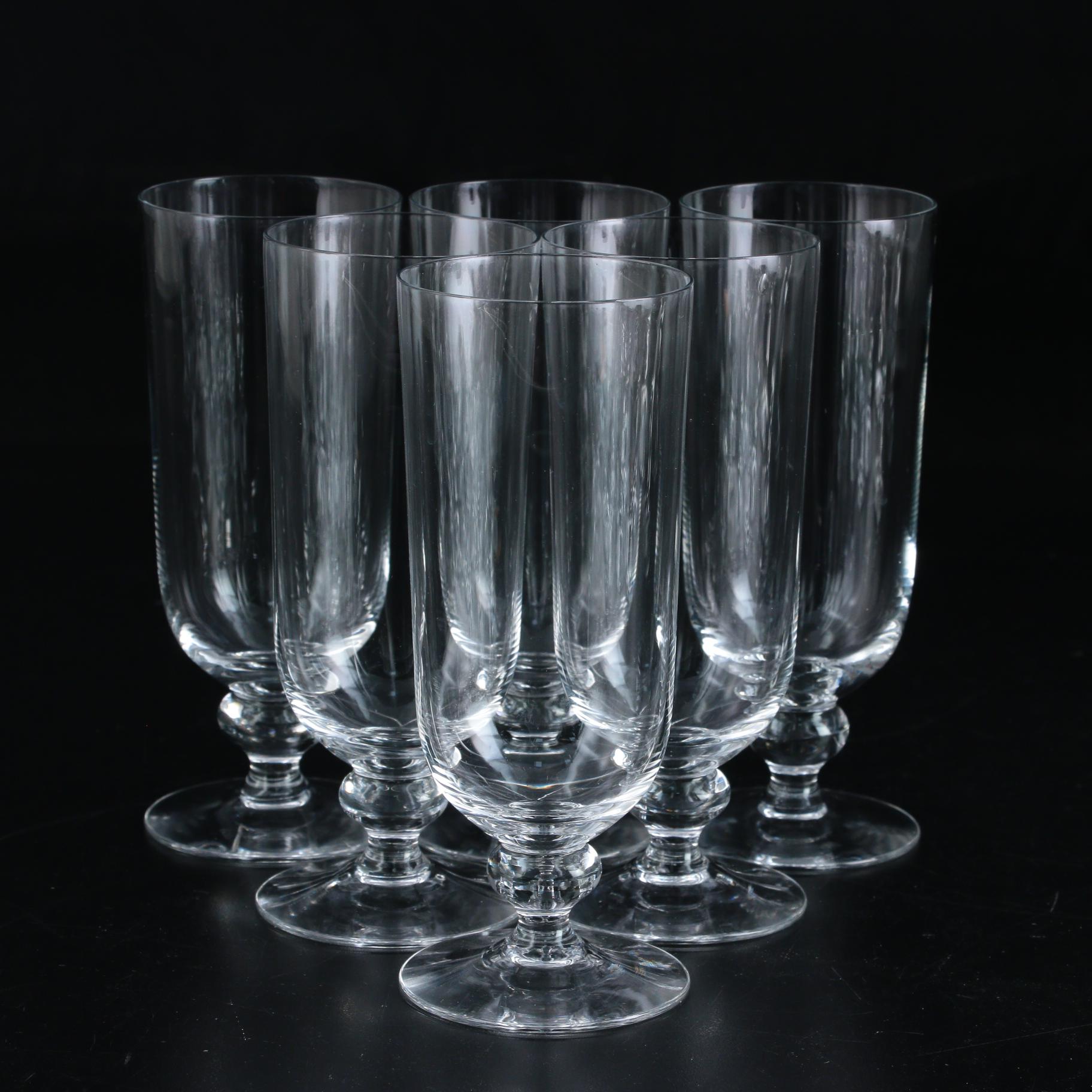 Liqueur and Champagne Glasses with Sherbet Dishes and Others