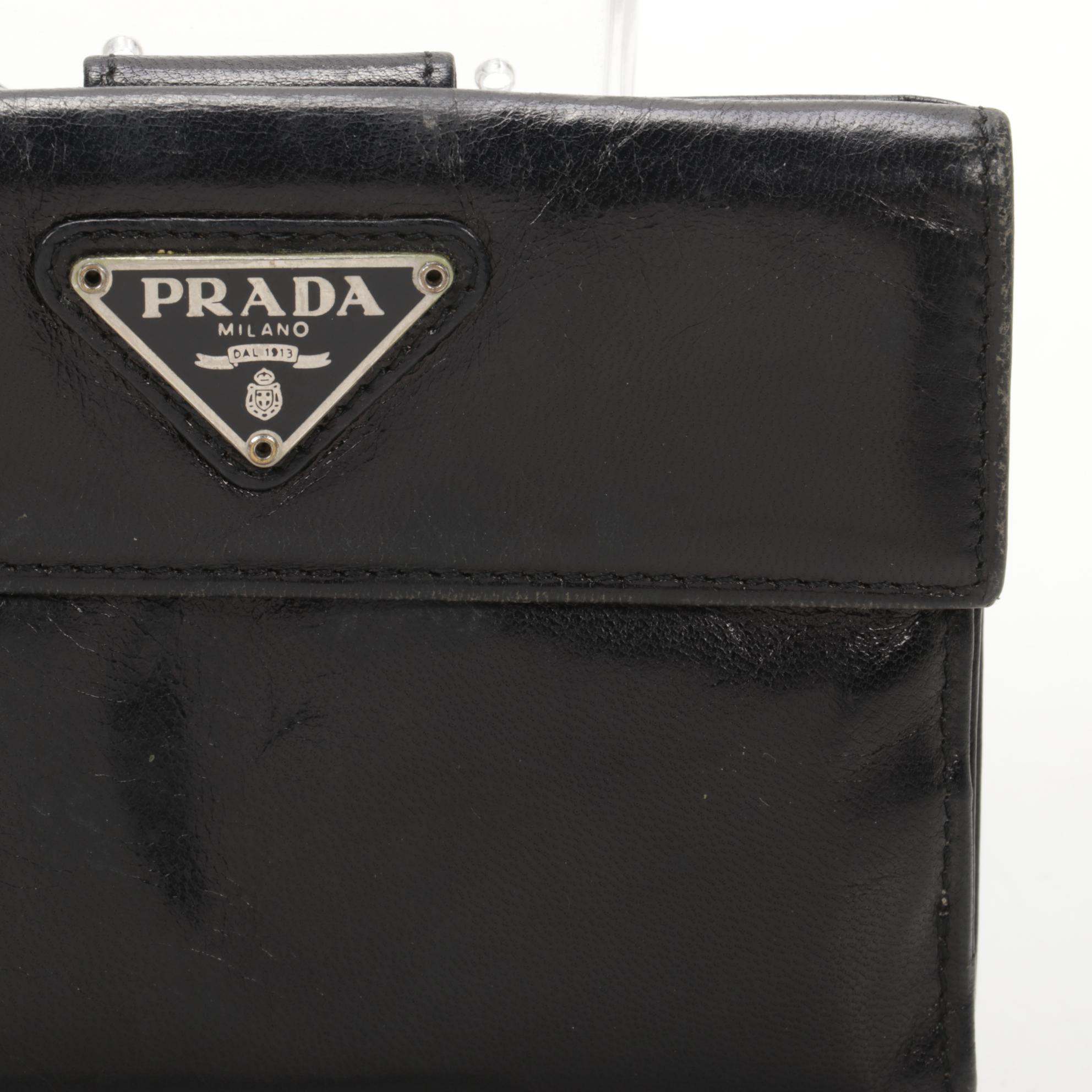 Prada Leather Bifold Wallet