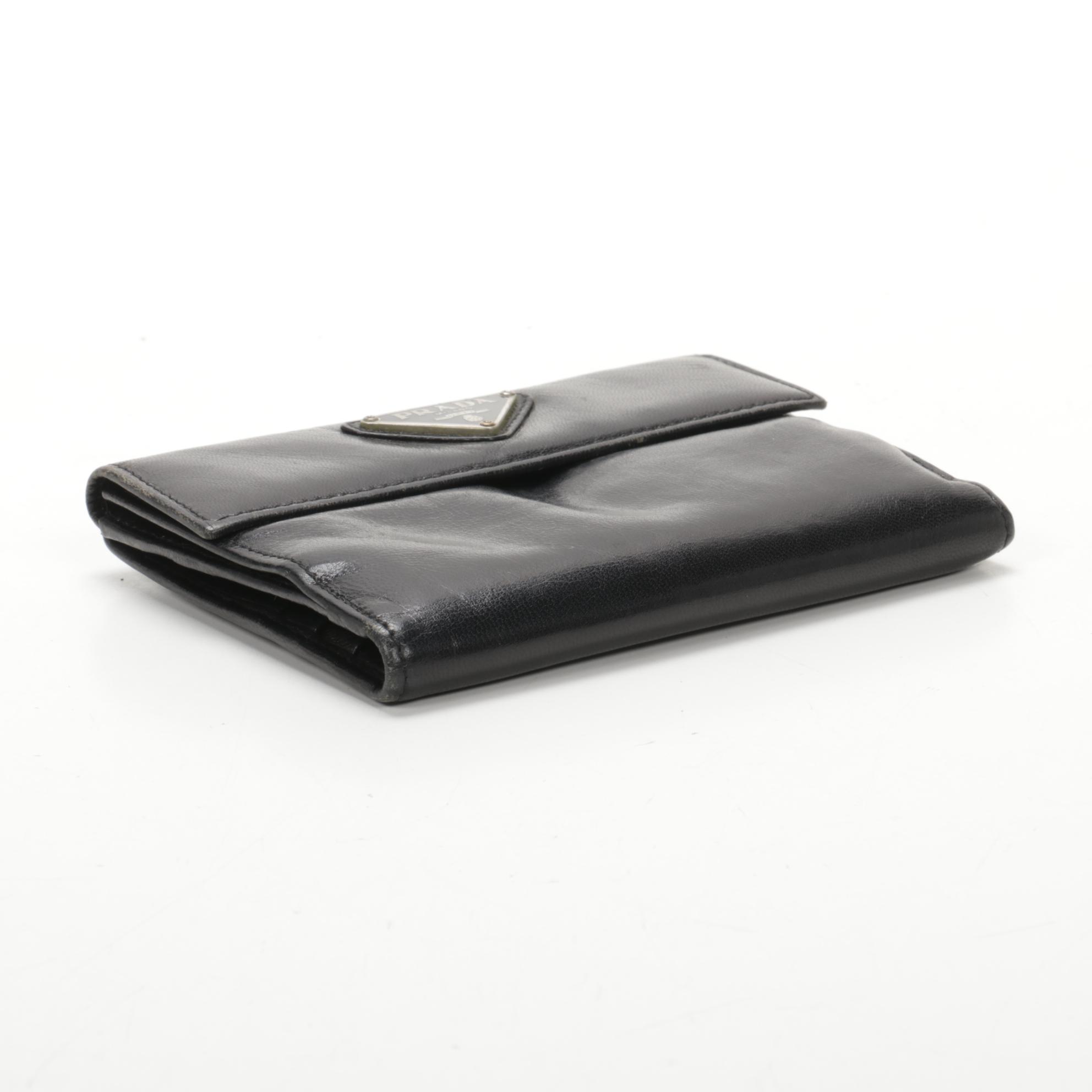Prada Leather Bifold Wallet