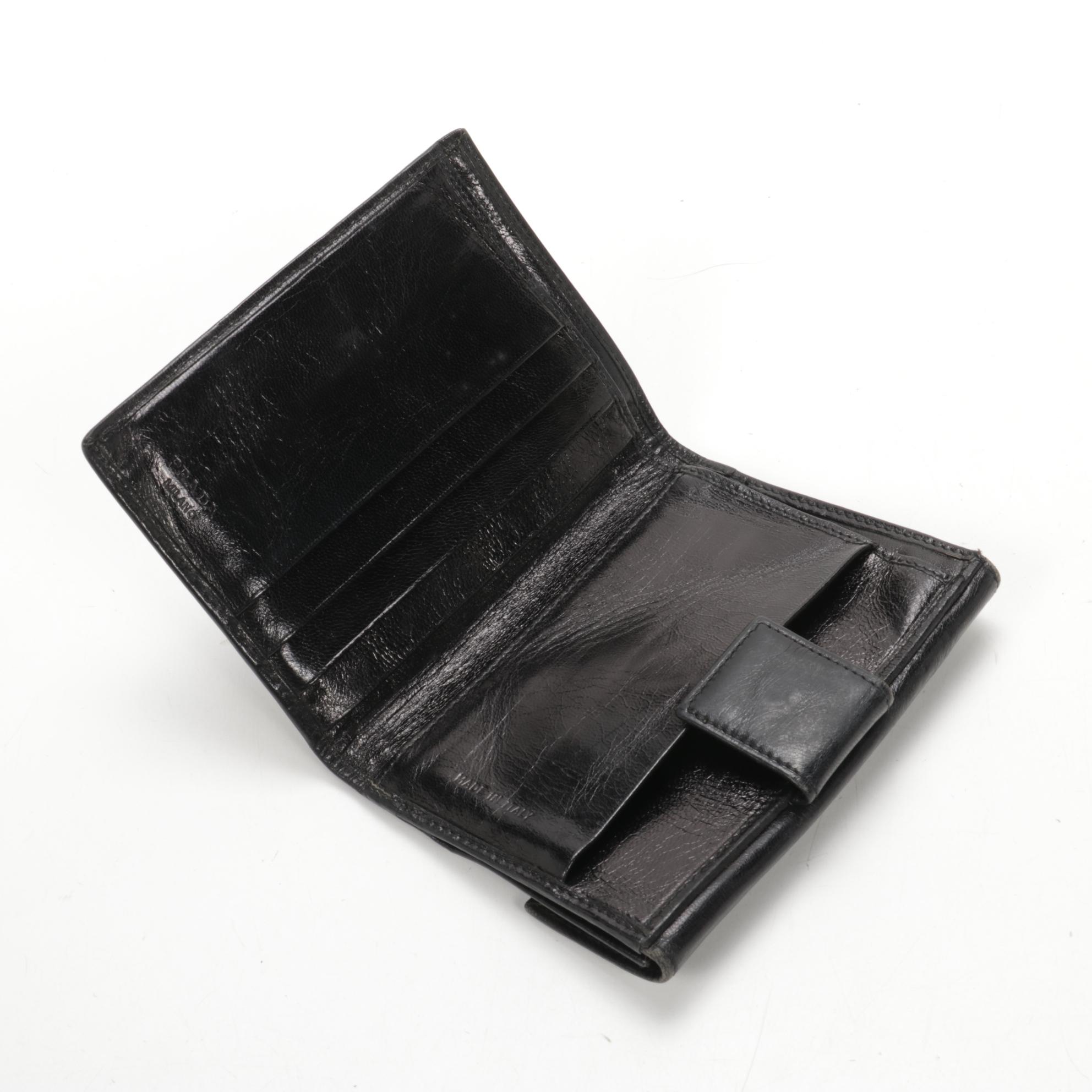 Prada Leather Bifold Wallet