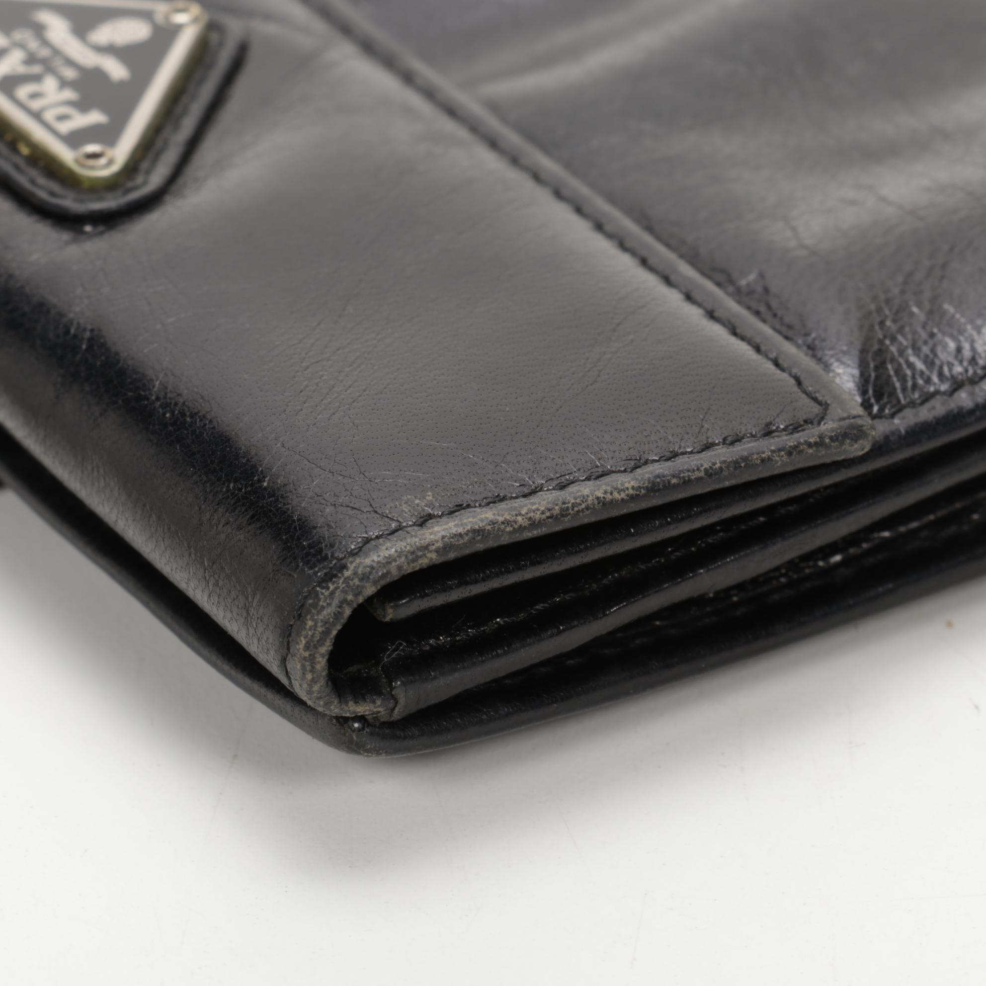 Prada Leather Bifold Wallet