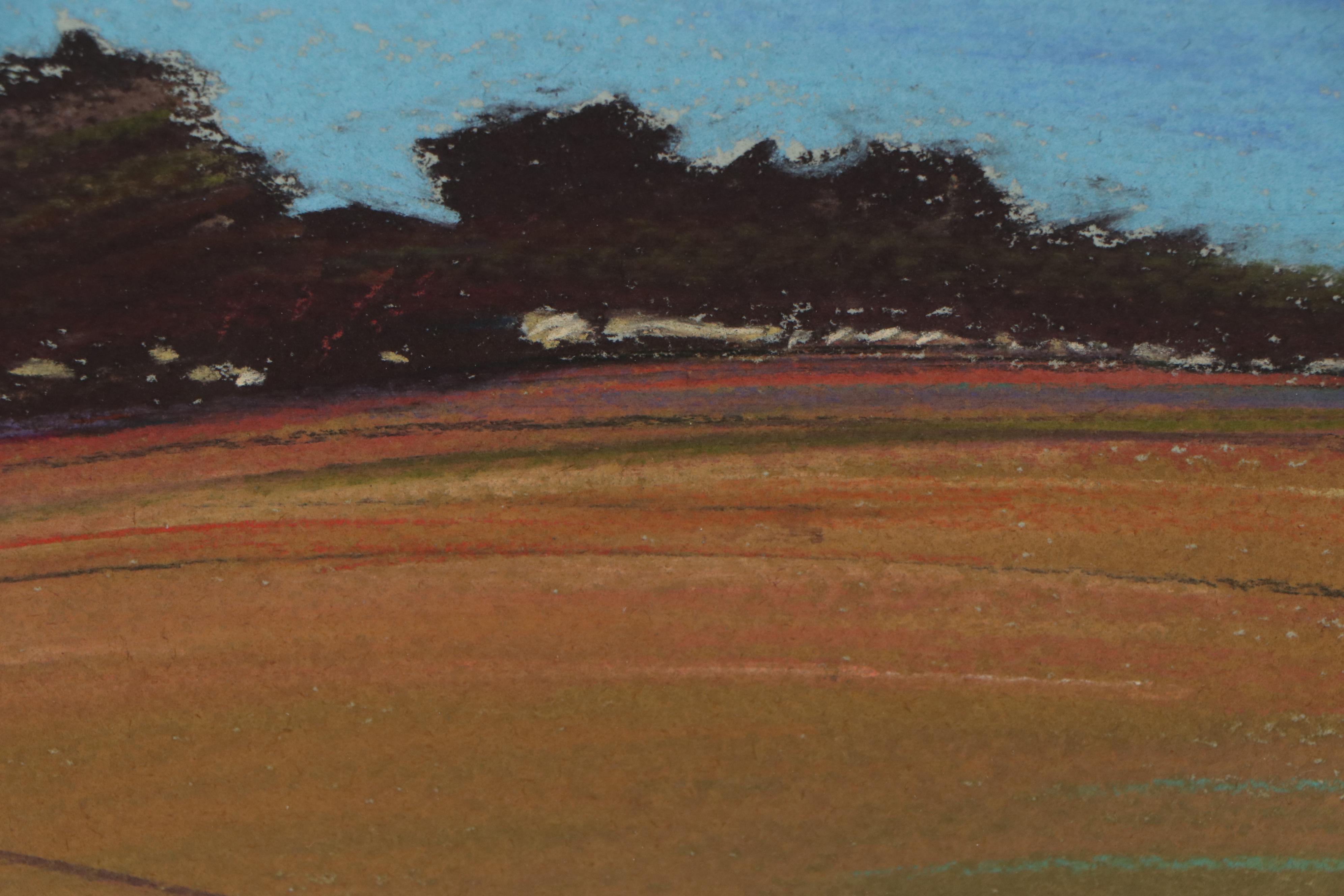 C. Gay Petach Pastel Drawing "Sunlight and the Fields of Summer," 1984