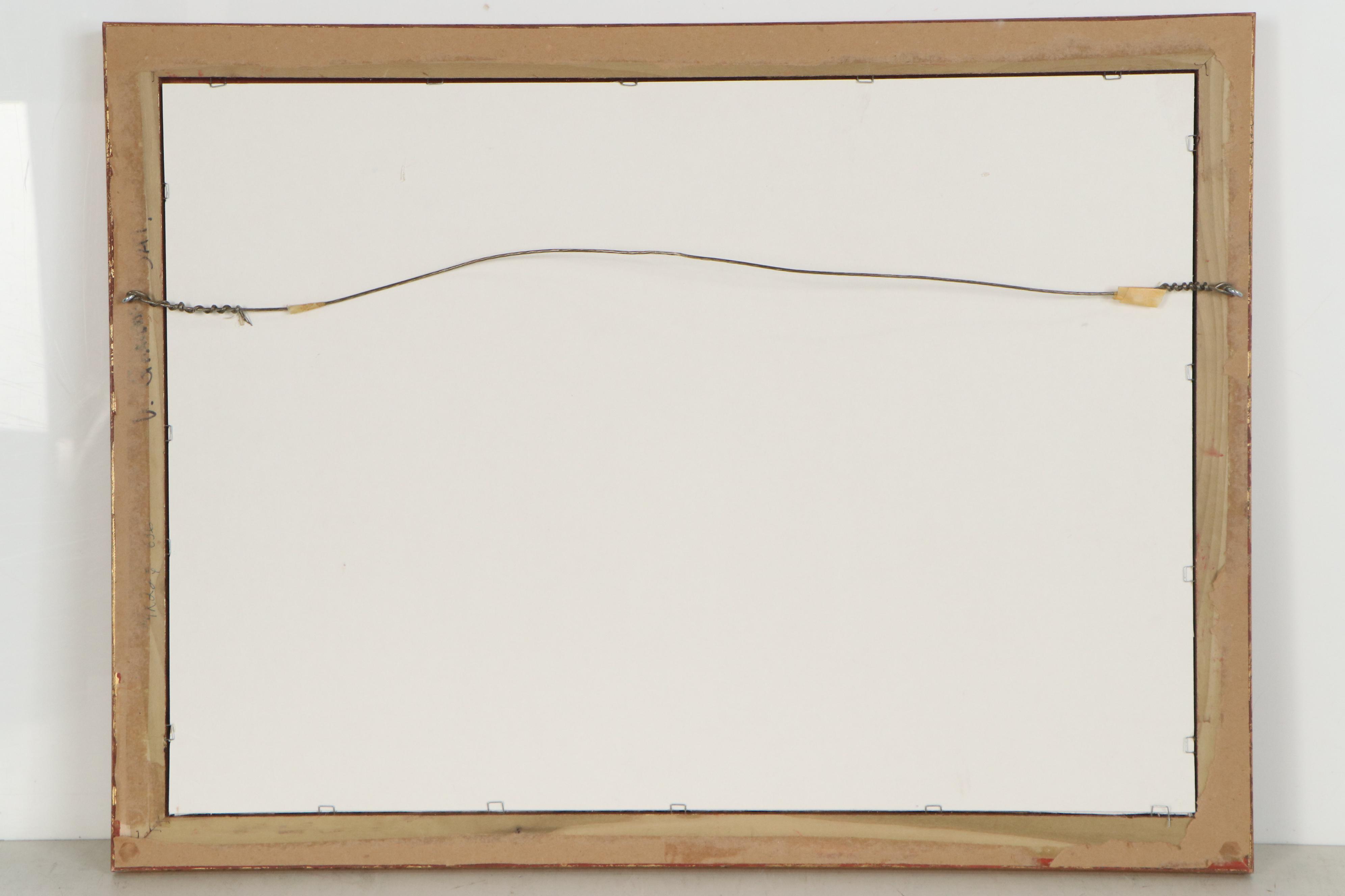 C. Gay Petach Pastel Drawing "Sunlight and the Fields of Summer," 1984