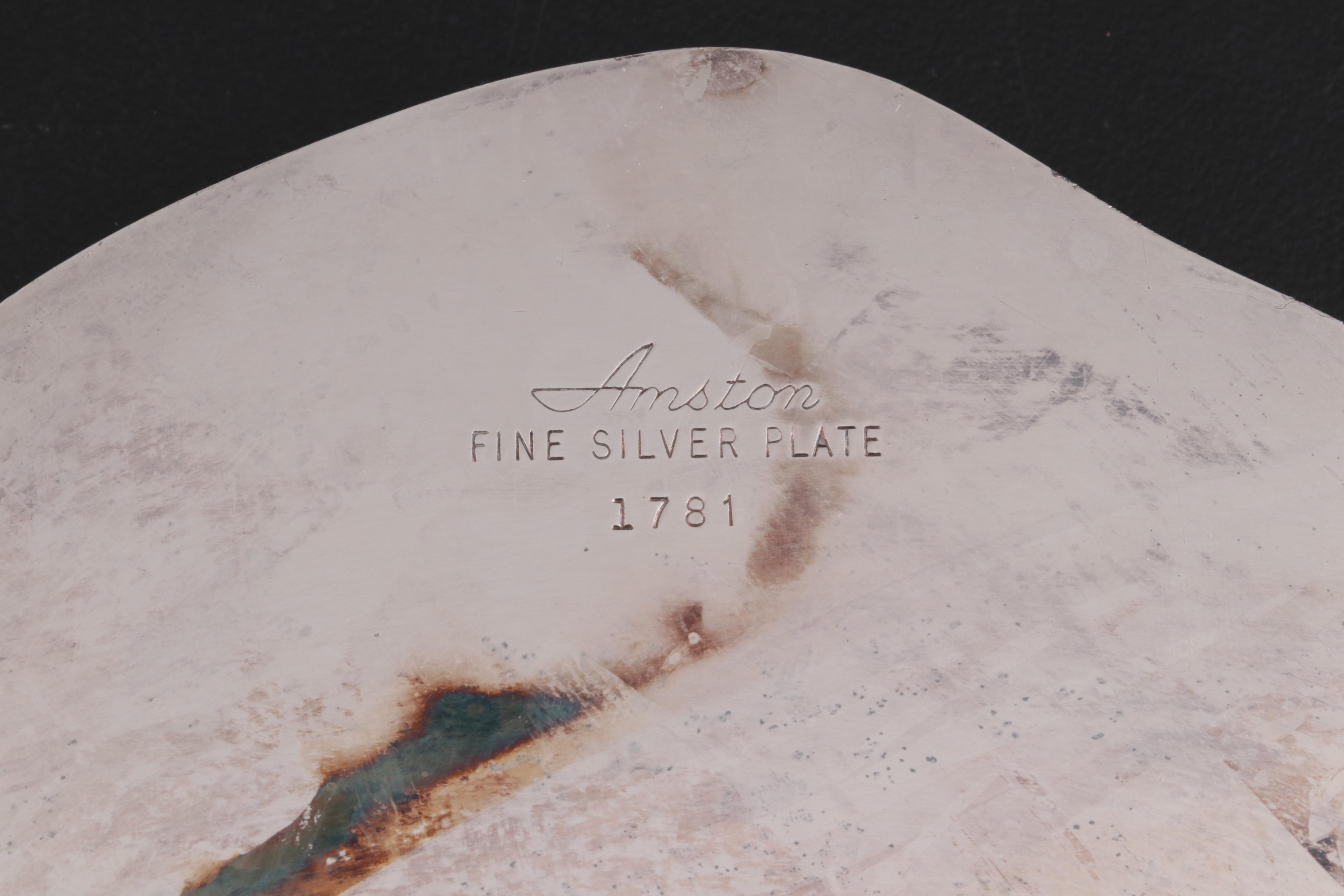 Webster & Wilcox Silver Plate Meat Carving Platter and Other Serveware